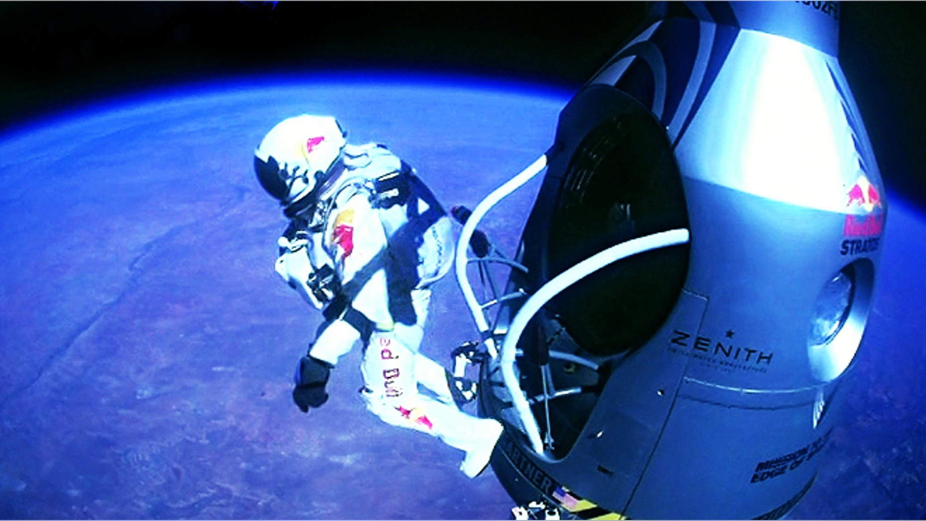 In a giant leap from more than 24 miles up, Baumgartner shattered the sound barrier Sunday while making the highest jump ever a tumbling, death-defying plunge from a balloon to a safe landing in the New Mexico desert.
