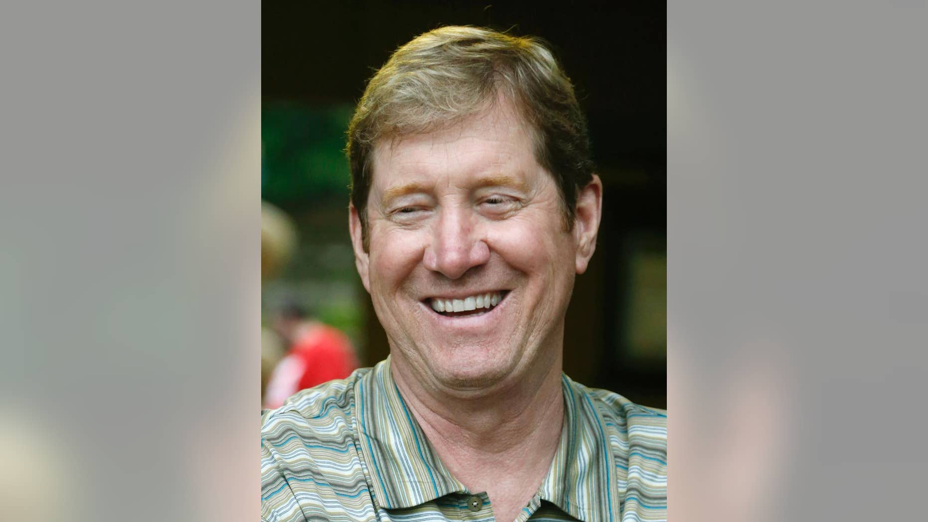 In this Aug. 18, 2016 photo, Republican candidate Jason Lewis campaigns at a park in Inver Grove Heights, Minn. Lewis, a Republican and once-nationally syndicated conservative talk show host, will face Democrat Angie Craig in Minnesota's 2nd Congressional District race. (AP Photo/Jim Mone)