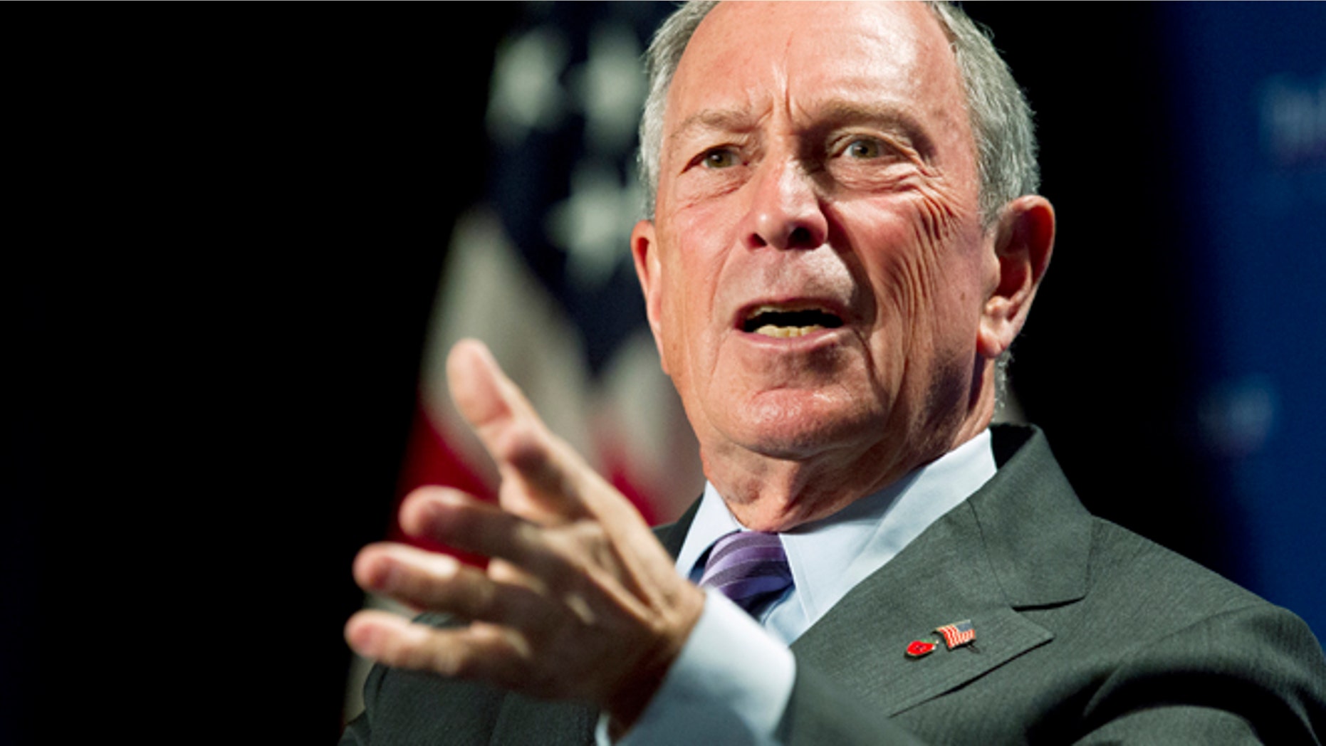 New York City Mayor Michael Bloomberg speaks to the Economic Club of Washington, Wednesday, Sept. 12, 2012, on the four year anniversary of the collapse of the financial industry, and the future of the economic recovery. (AP Photo/Manuel Balce Ceneta)