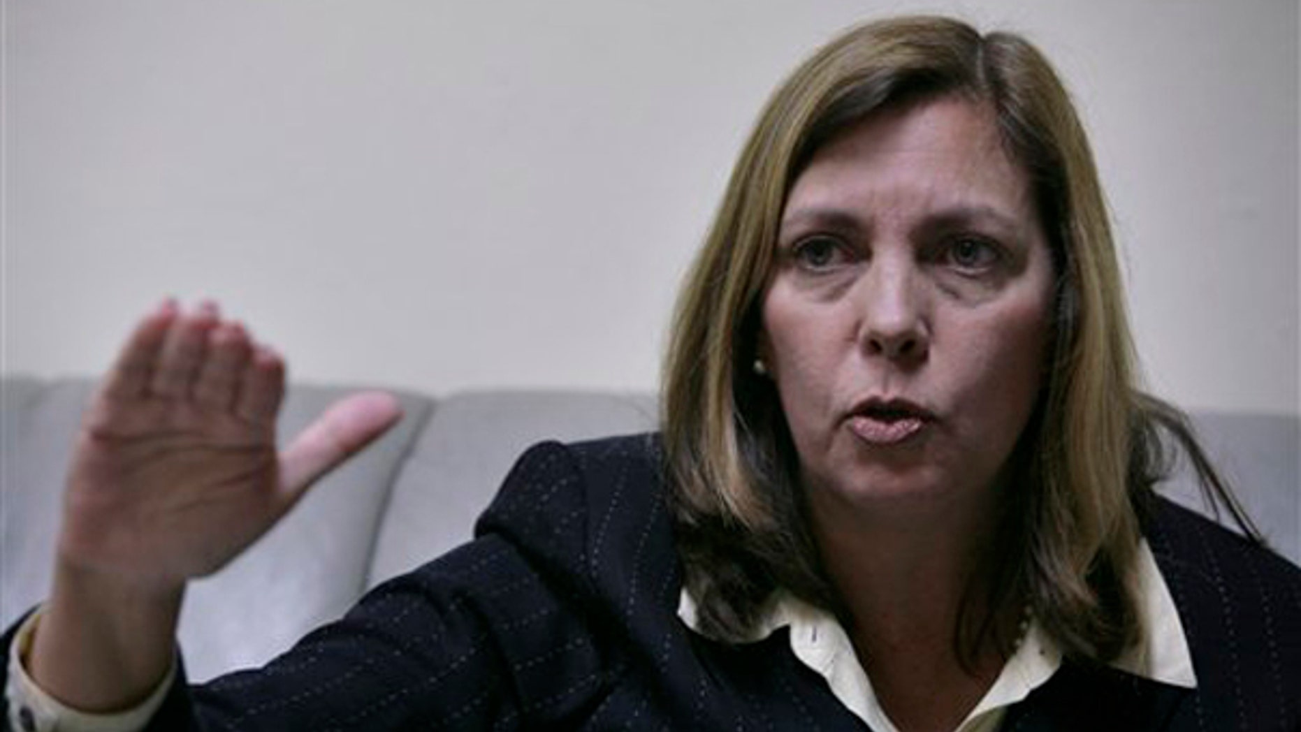 Josefina Vidal, director of the Cuban Foreign Ministry's North American affairs office, speaks during an interview with The Associated Press in Havana, Tuesday, Jan. 5, 2010. (AP)