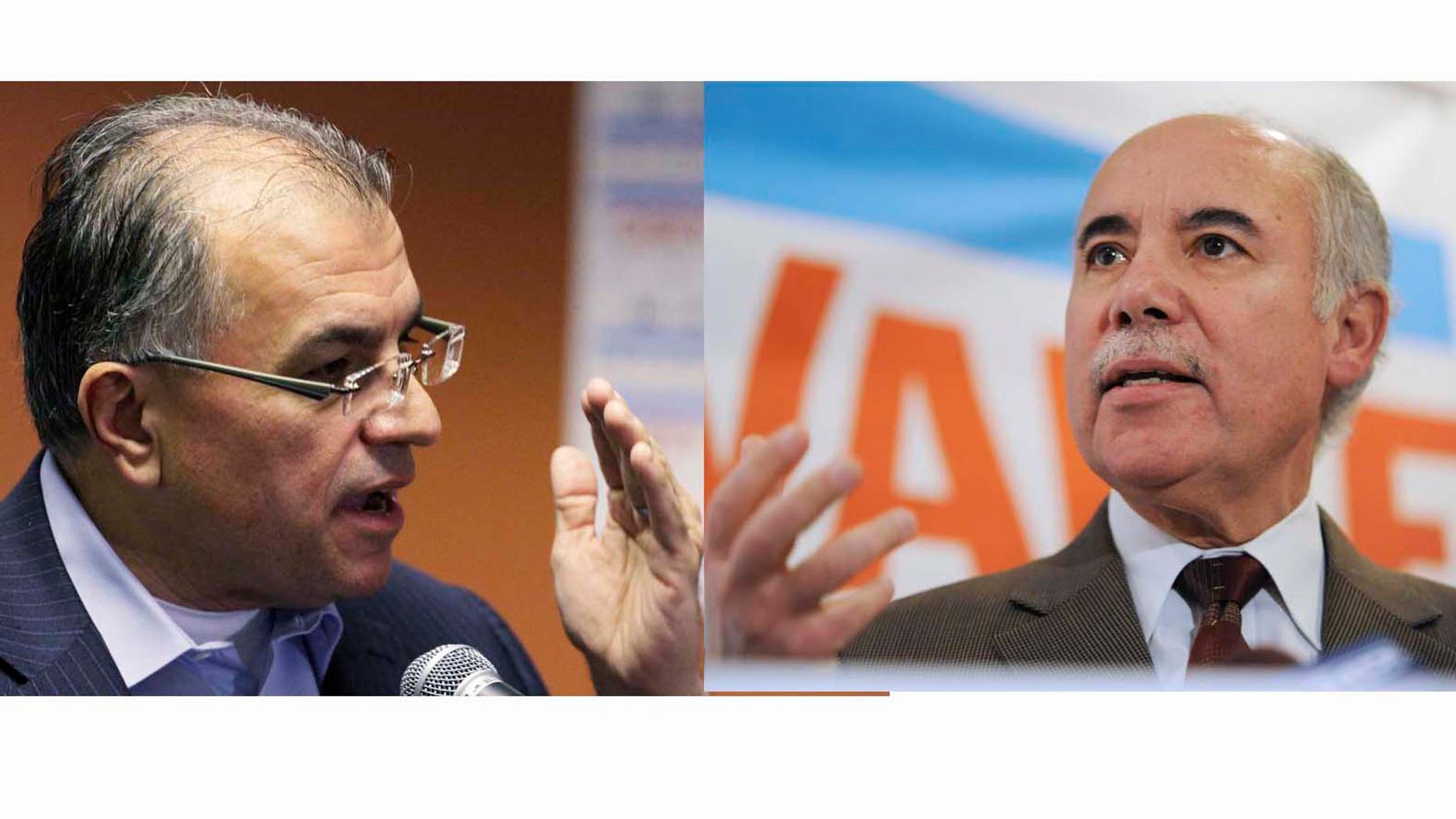 In this photo taken Jan. 10, 2011, Chicago mayoral candidate Gery Chico speaks at a news conference in Chicago. Chico, a former Chicago School Board president, is one of two Latino candidates in the race to replace retiring Mayor Richard M. Daley. (AP Photo/M. Spencer Green)