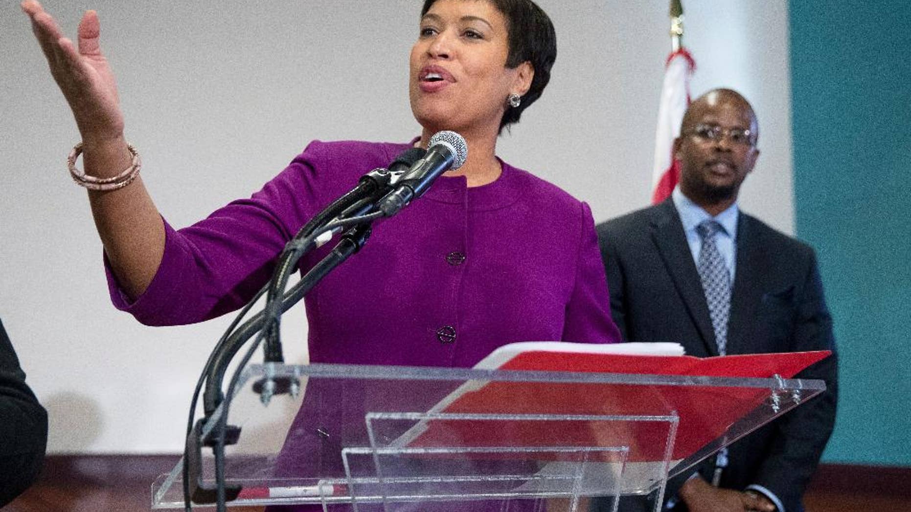 Washington Mayor Muriel Bowser has reservations about the proposal, but won't weigh in until it reaches her desk.