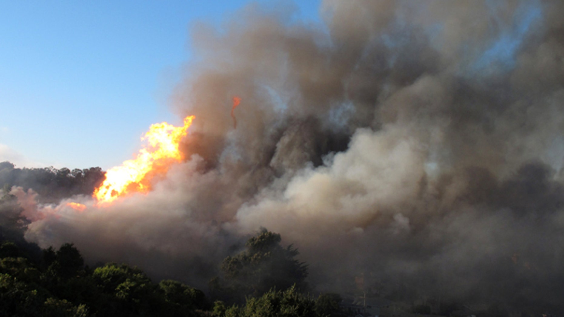 Sept. 9: Several homes were destroyed as a massive fire roared through a mostly residential neighborhood in the south San Francisco suburb of San Bruno.