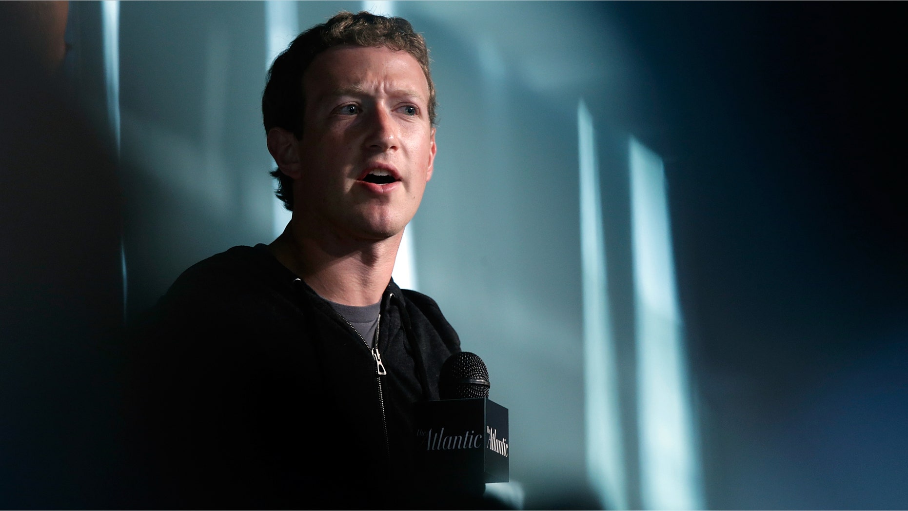 WASHINGTON, DC - SEPTEMBER 18: Facebook CEO Mark Zuckerberg speaks at the Newseum September 18, 2013 in Washington, DC. Zuckerberg participated in an interview with James Bennet, editor in chief of the Atlantic, on "the knowledge economy", including Zuckerberg's involvement in the immigration debate. (Photo by Win McNamee/Getty Images)