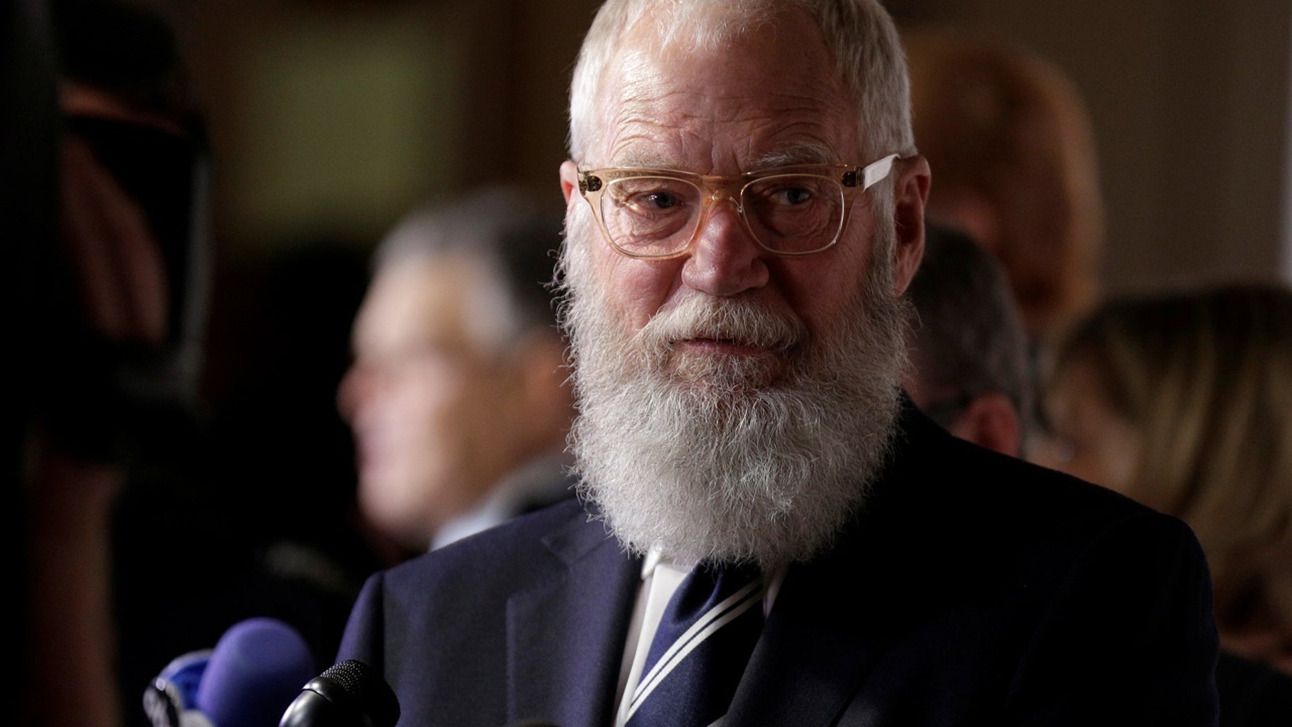 Former "Late Show" host David Letterman received the Mark Twain Prize for American Humor in October. The event was broadcast on PBS on Monday night.