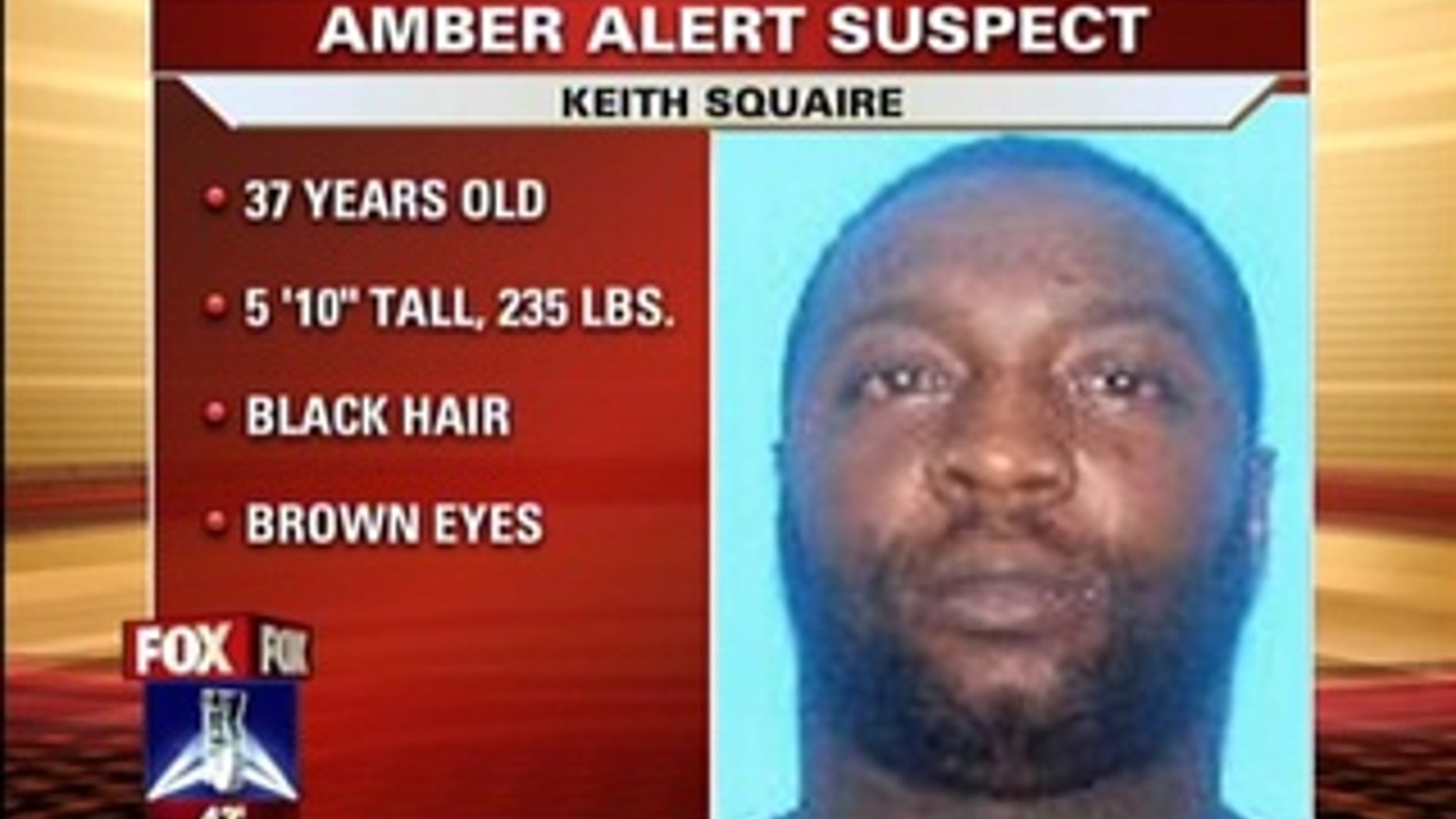 A Pensacola, Florida Amber Alert has been issued for 17-month-old Keith Squaire Jr., who is believed to be with his mother's ex-boyfriend.