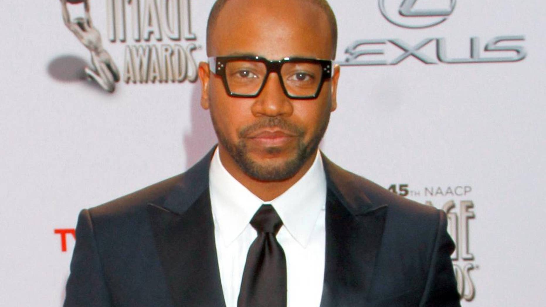 FILE - In this Feb. 22, 2014, file photo, Columbus Short arrives at the 45th NAACP Image Awards at the Pasadena Civic Auditorium in Pasadena, Calif. Short has been sentenced to a month in jail for violating probation in an assault case. (Photo by Arnold Turner/Invision/AP, File)