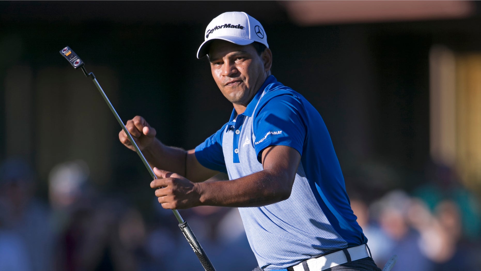 Fabian Gomez during the final round of the Sony Open, Sunday, Jan. 17, 2016, in Honolulu.