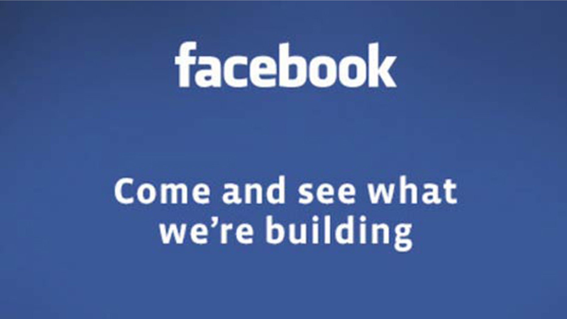 An invitation sent out by Facebook to a Tuesday event offers no explanation for what the company will show off.