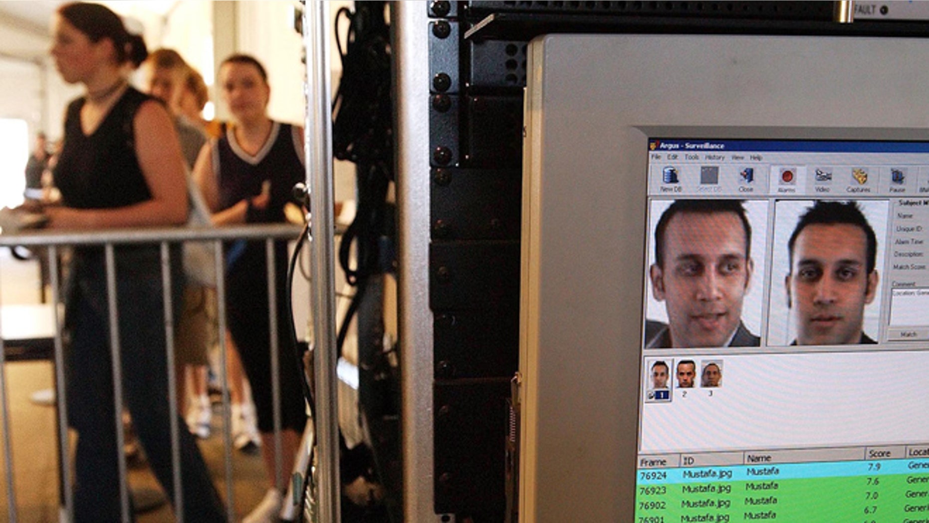 Facial recognition technology is used to screen people before they visit the Statue of Liberty in New York.