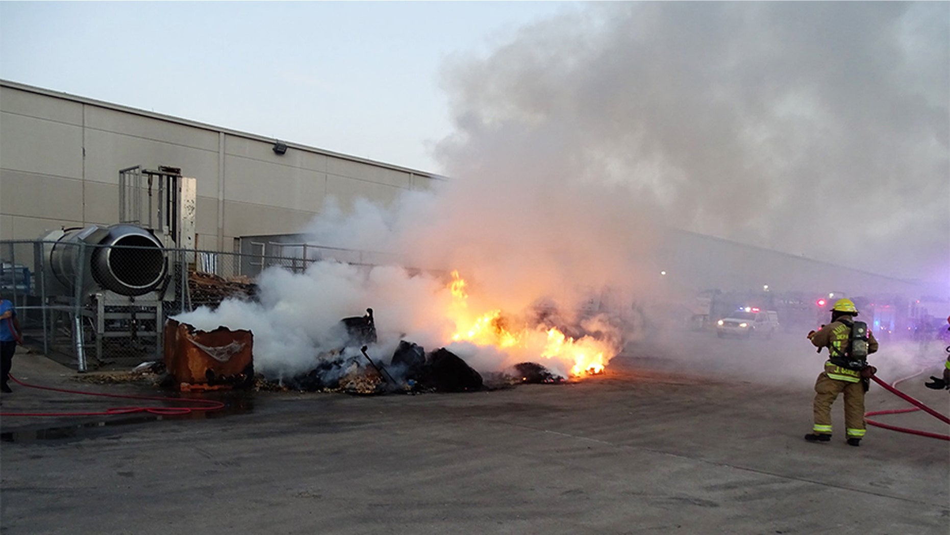 The Austin Fire Department said they responded to a Texas factory “not once, but twice” over the course of three days after boxes of tortilla chips triggered the blazes.