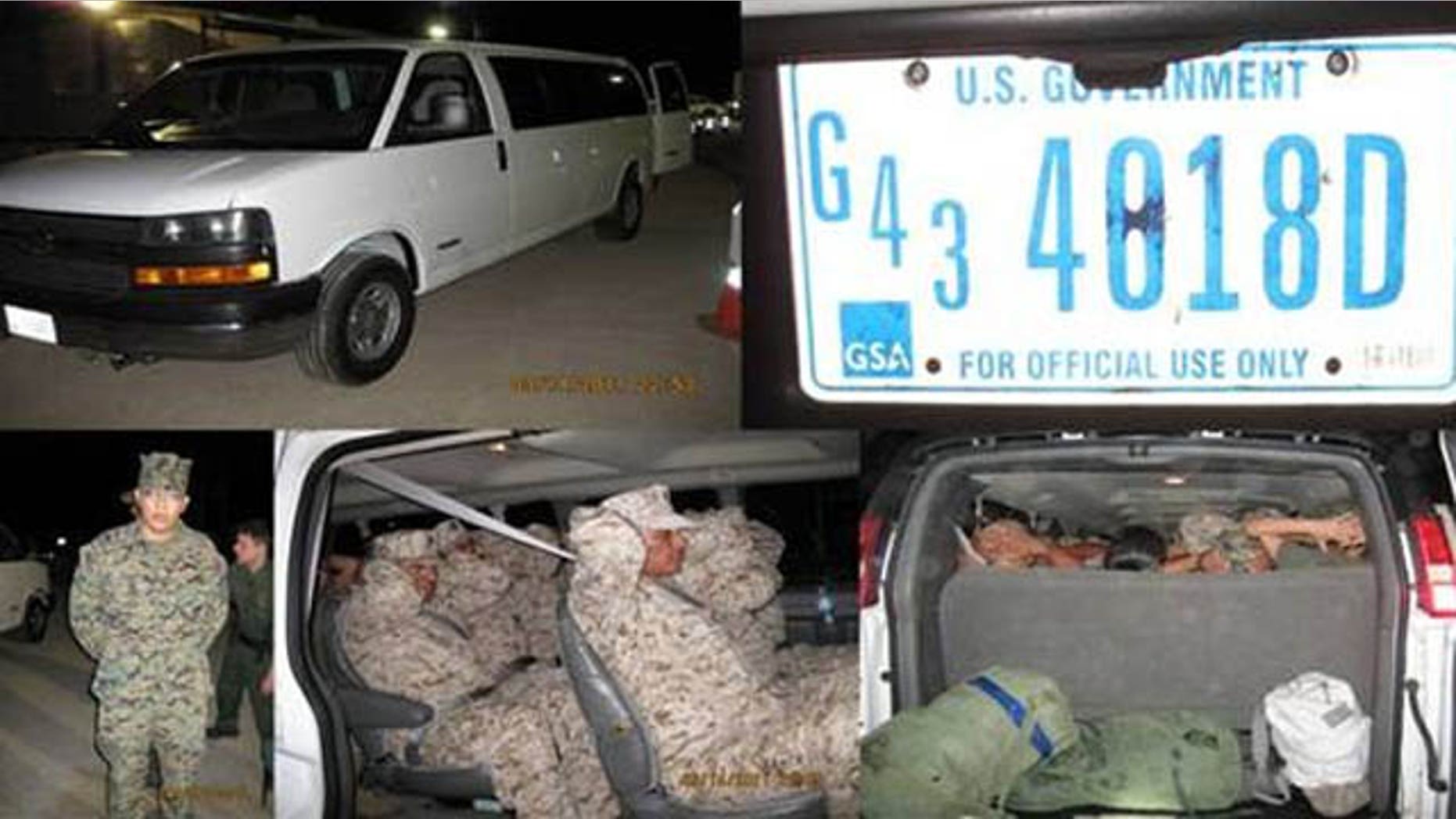 Clad in U.S. Marine uniforms, the illegal immigrants were apprehended at the Campo Border Patrol Westbound I-8 checkpoint at 11 p.m. on March 14 near Pine Valley, Calif., according to a March 15 report by California's El Centro Border Intelligence Center.