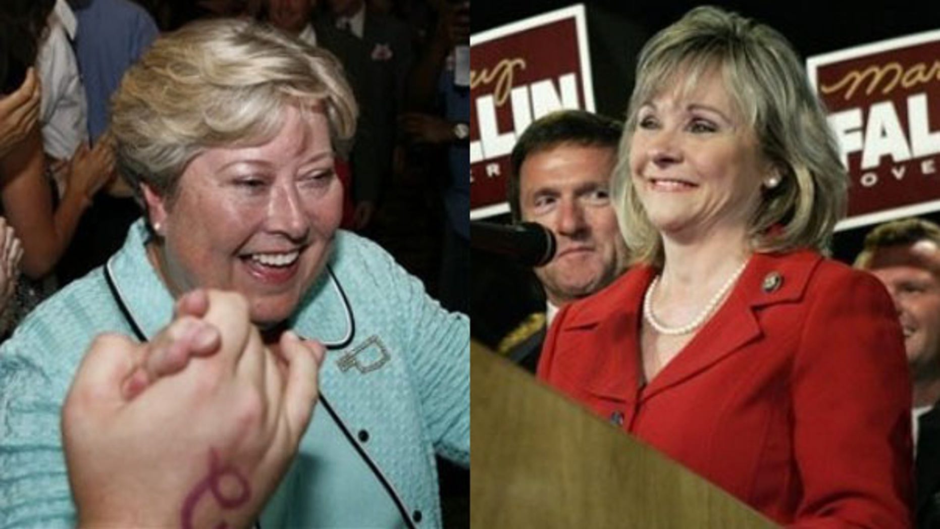 Democratic Lt. Gov. Jari Askins and Republican Rep. Mary Fallin will face off for the Oklahoma governor's seat. (AP)