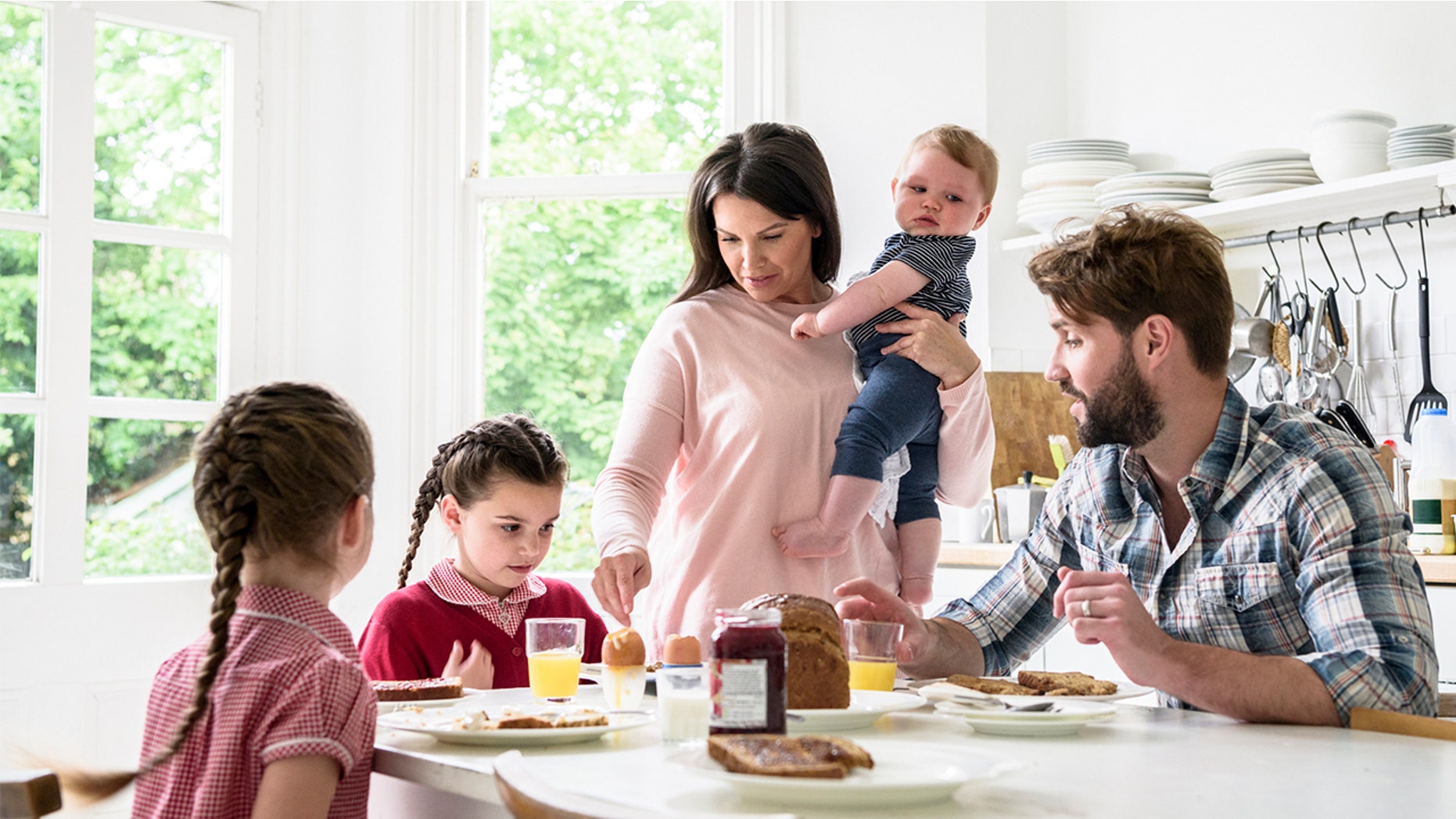 Cheers to hardworking moms and dads everywhere.