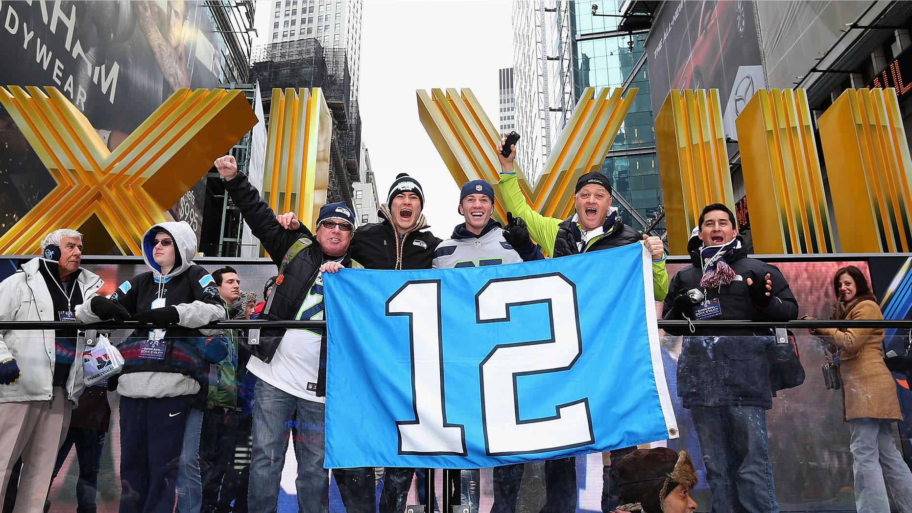 Seattle Seahawks on January 31, 2014 in New York City.