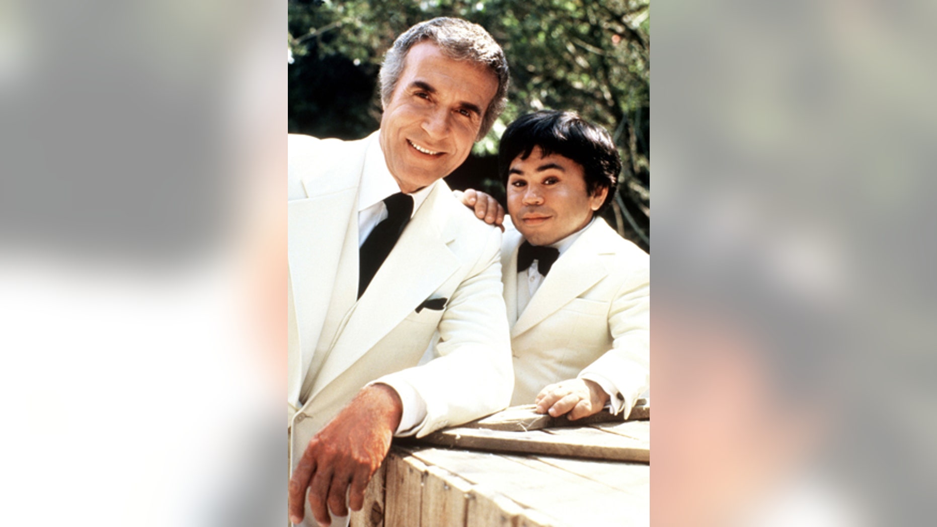 Ricardo Montalban and Herve Villechaize as Mr. Roarke and Tattoo (l-r) from tv series "Fantasy Island."