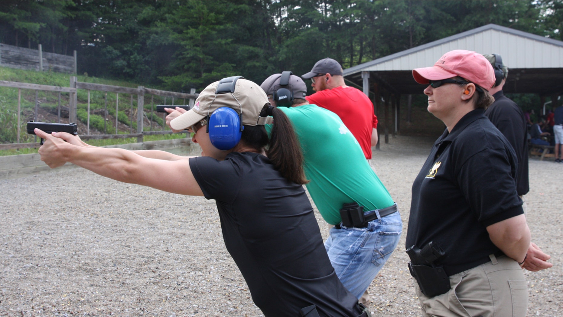 Teachers in Ohio taking target practice.