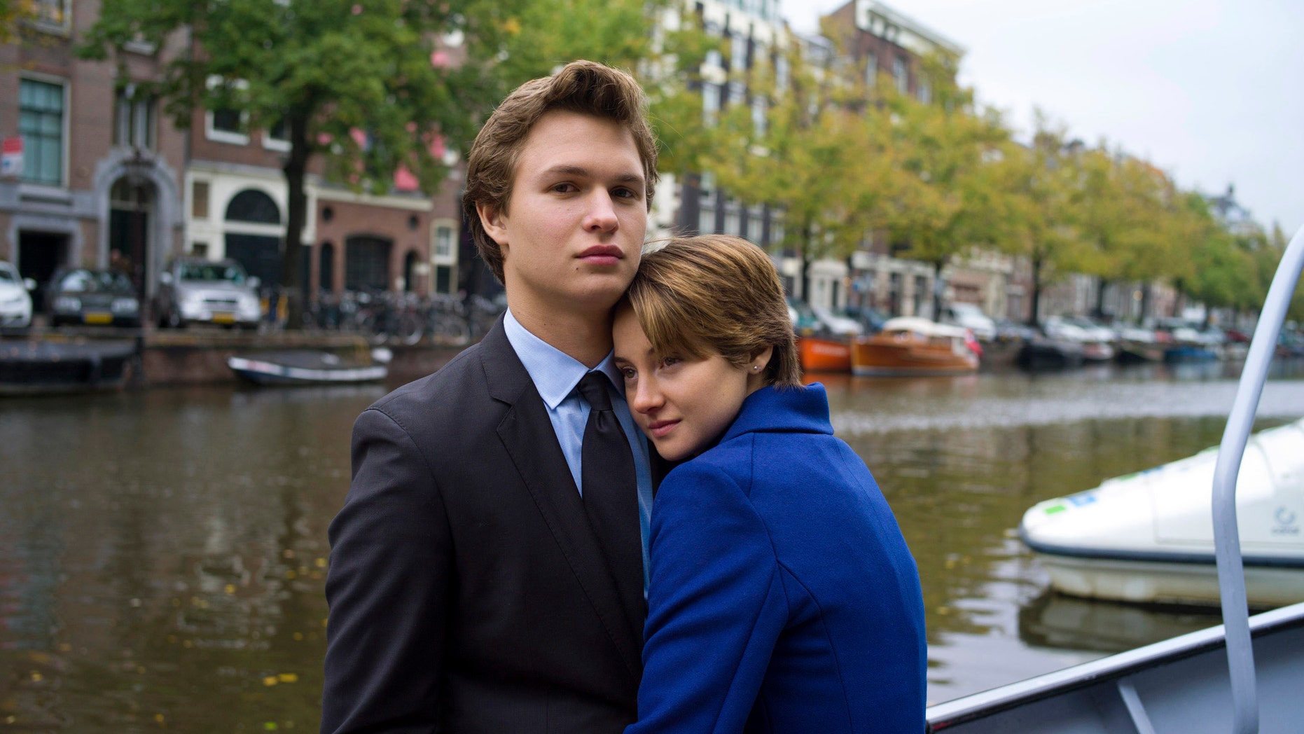Ansel Elgort, left, and Shailene Woodley appear in a scene from "The Fault In Our Stars."