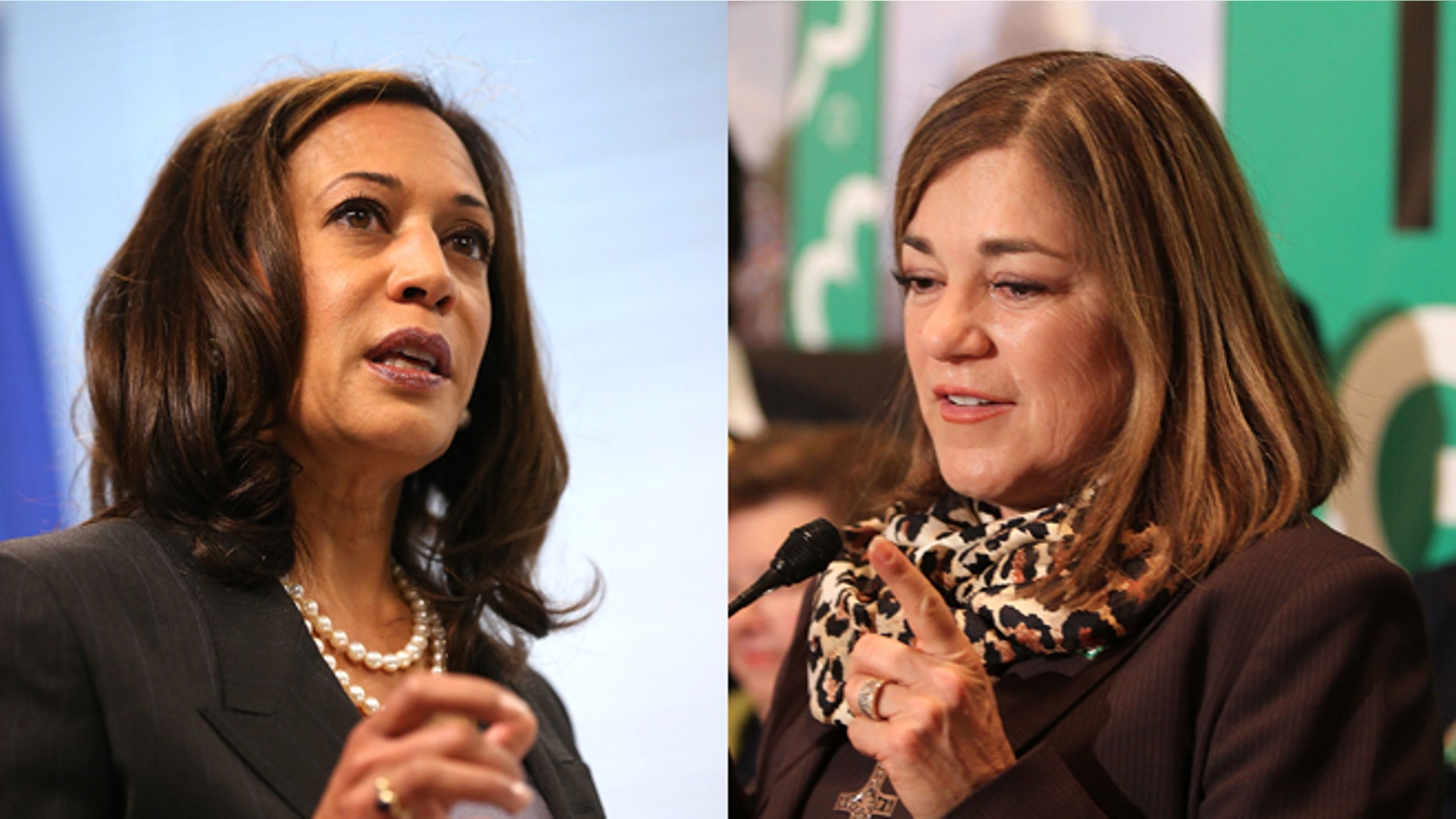 Kamala Harris (left) and Loretta Sanchez. (Photos: Getty Images)