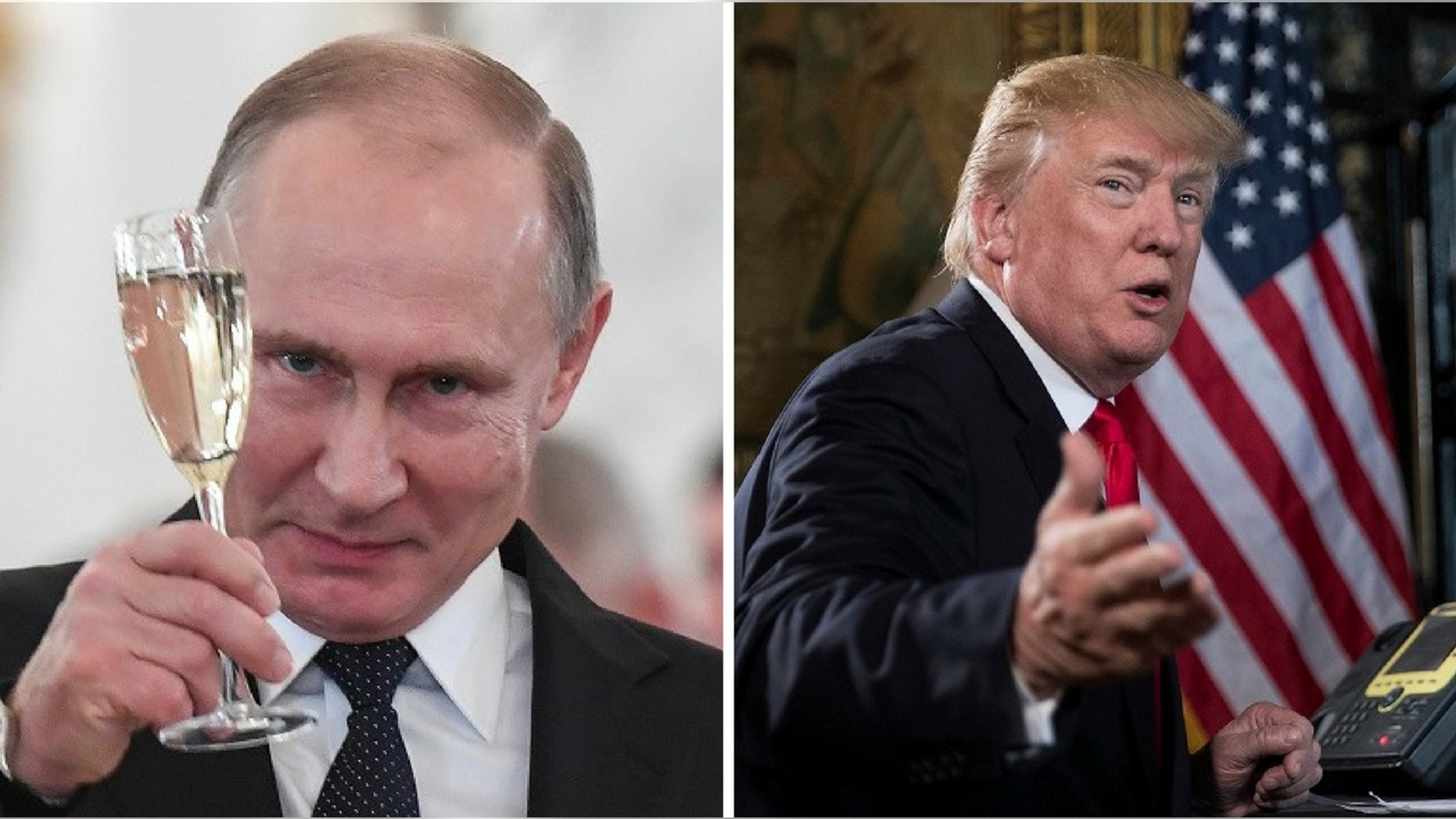 Russian President Vladimir Putin sent President Trump a holiday telegram.