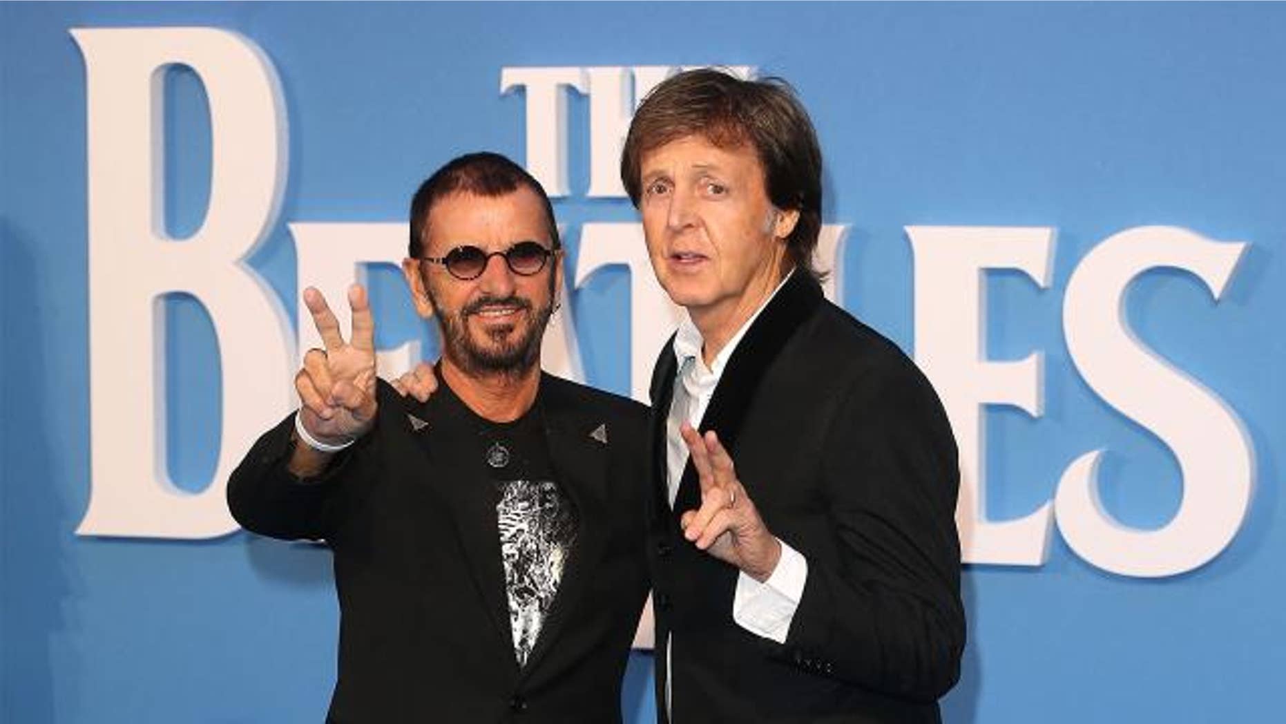 Ringo Starr and Paul McCartney reunited in London for a new Beatles documentary