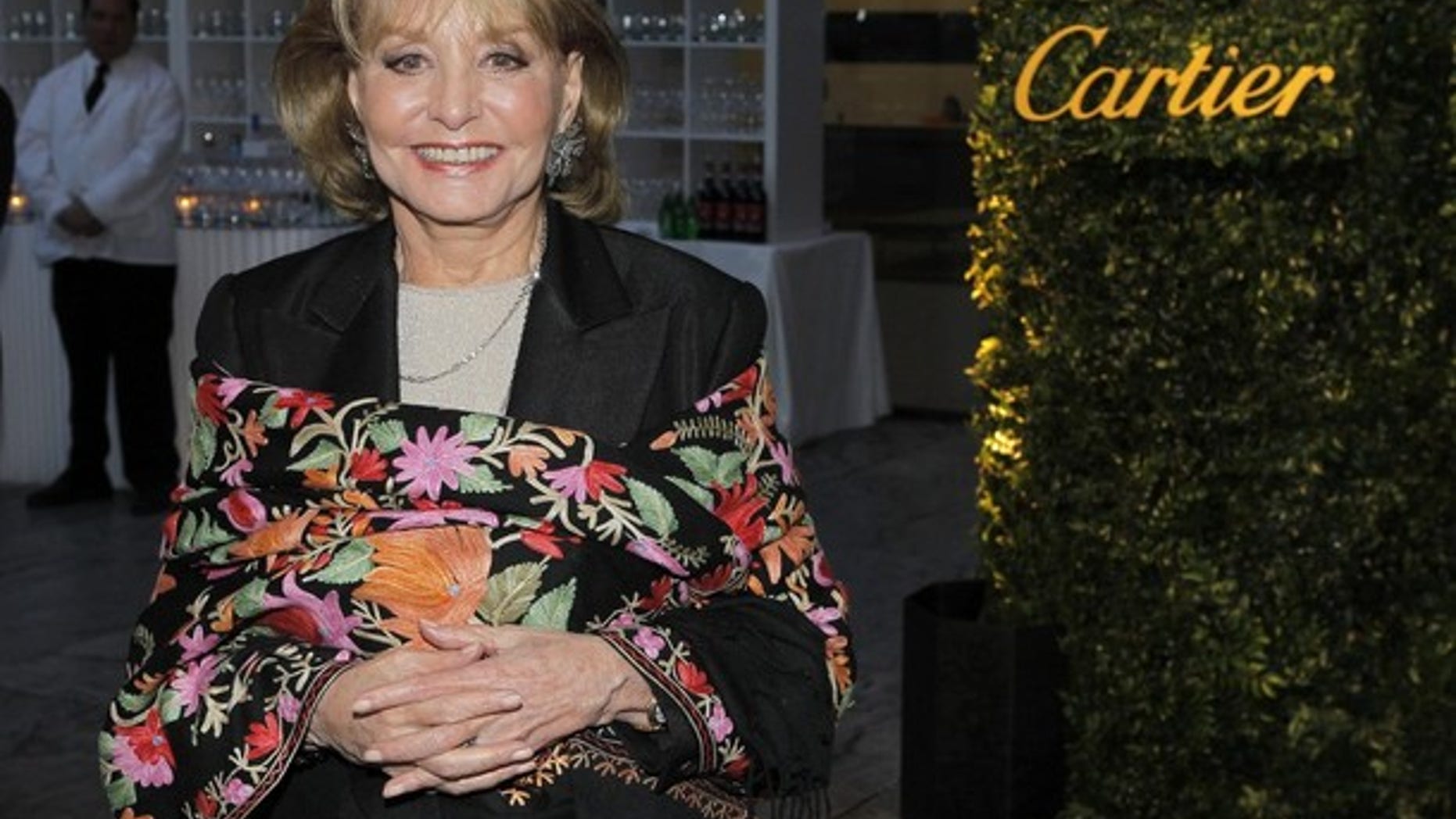 May 22: Broadcast journalist Barbara Walters attends the Museum of Modern Art's "Party in the Garden" dinner in New York City.