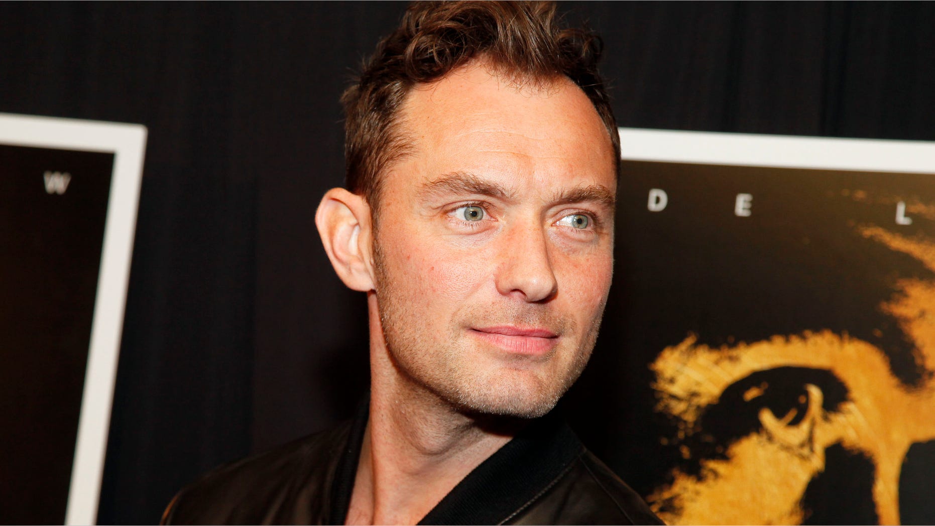 Jude Law attends the premiere of "Black Sea" at the Landmark Sunshine Cinema on Wednesday, Jan. 21, 2015, in New York. (Photo by Andy Kropa/Invision/AP)