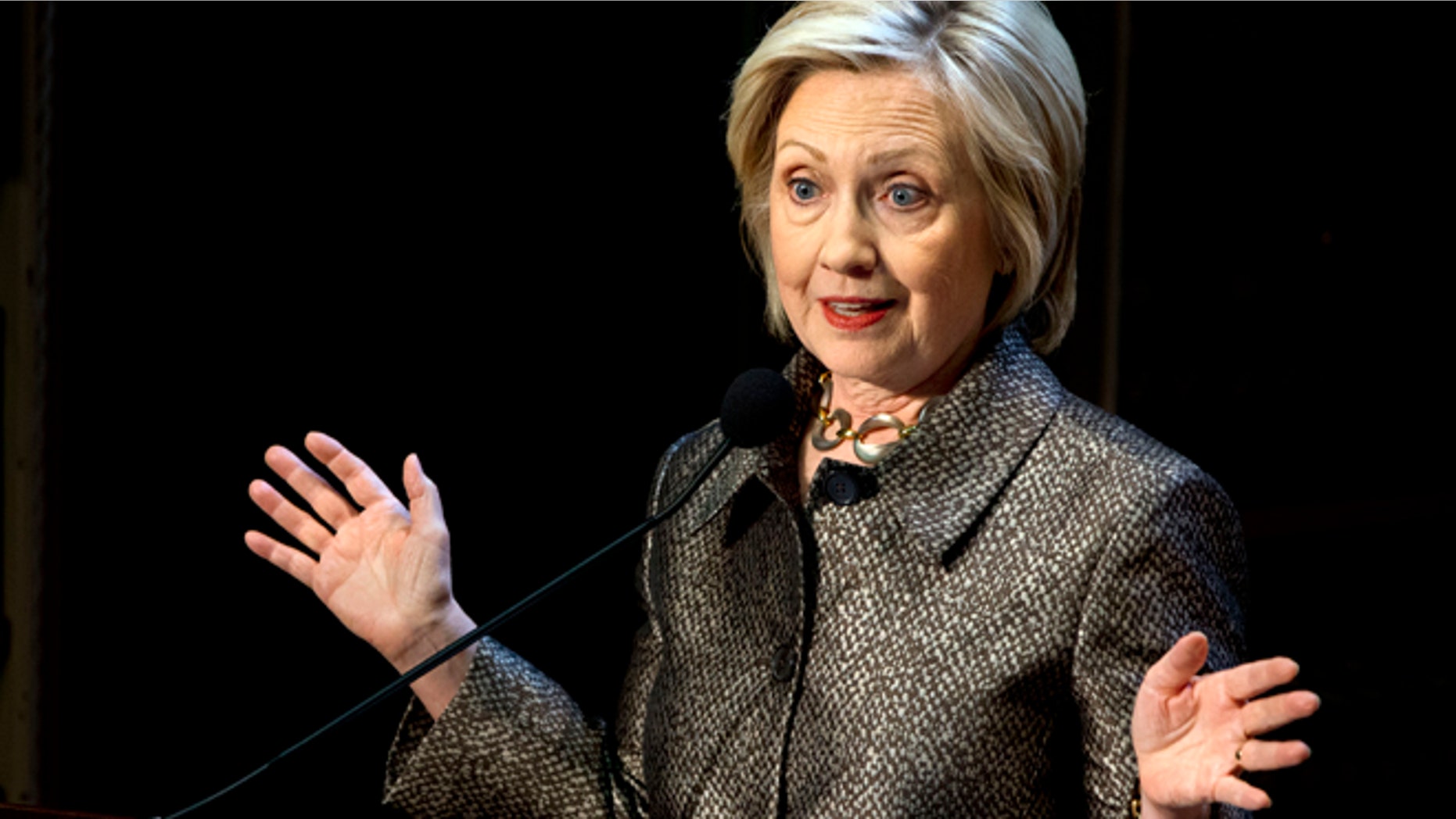 Democratic presidential candidate Hillary Rodham Clinton in Washington, on April 22, 2015.