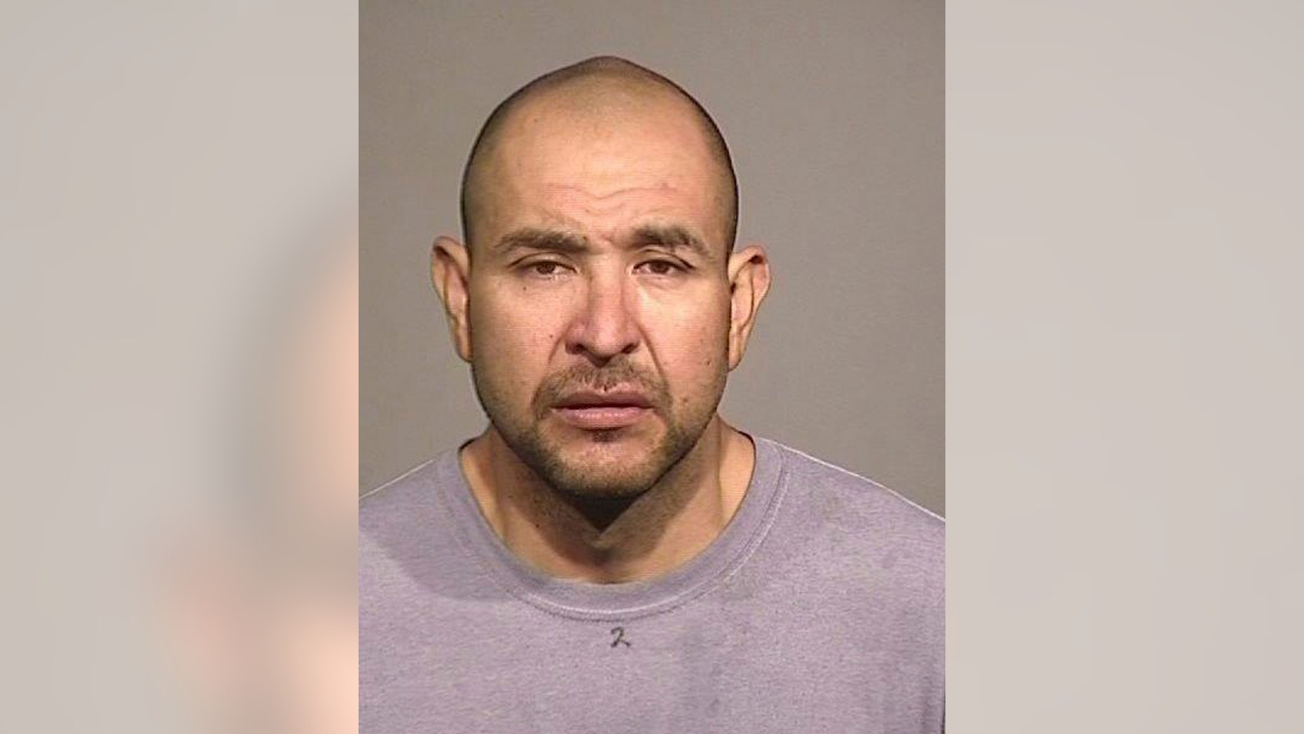 This undated photo released by the Healdsburg Police Department shows Gerardo Mendoza. Police in Northern California have arrested a man on suspicion of drowning his 4-year-old daughter in a baptismal pool in a Healdsburg church and then carrying her body to a nearby police station. Healdsburg police said Monday, Nov. 21, 2016, 42-year-old Gerardo Mendoza stood in the station's back parking lot Sunday night and yelled for help as he held his daughter and another child, his son, stood next to him. (Healdsburg Police Department via AP)
