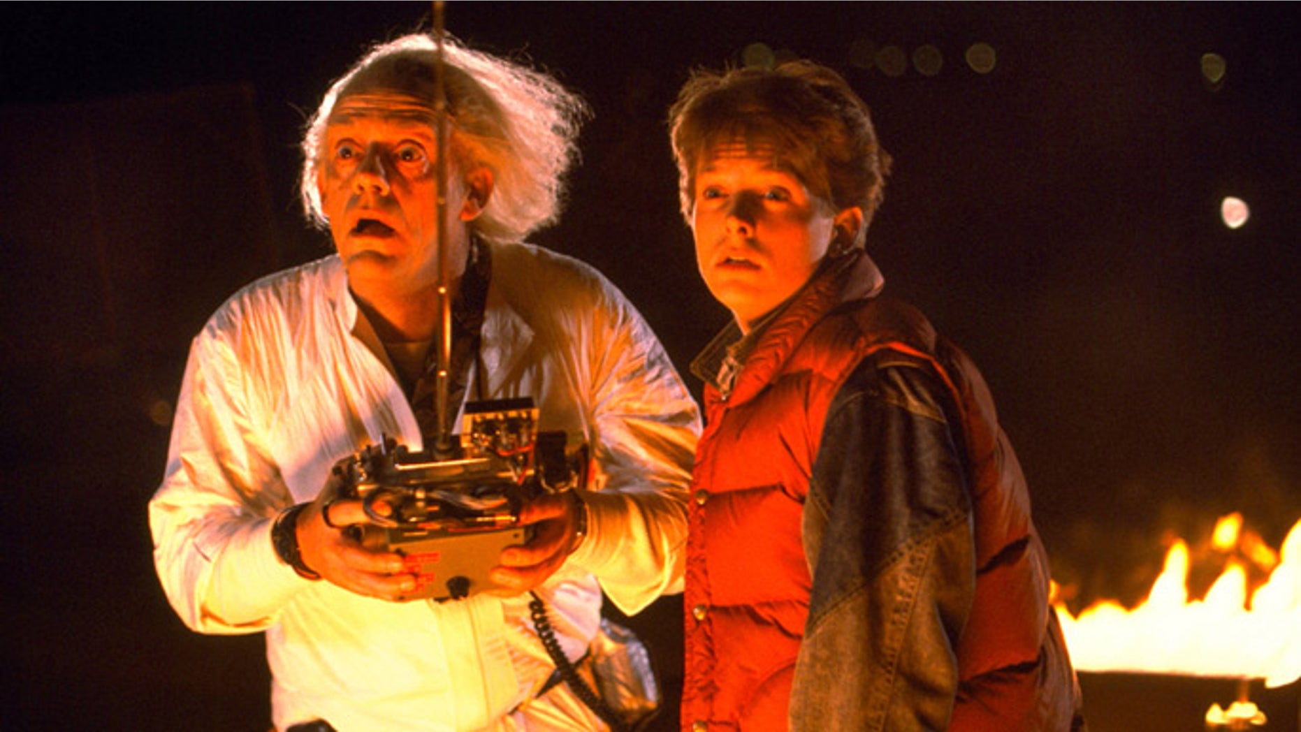 In the movie "Back to the Future," Doc Brown builds a time machine into a Delorean.