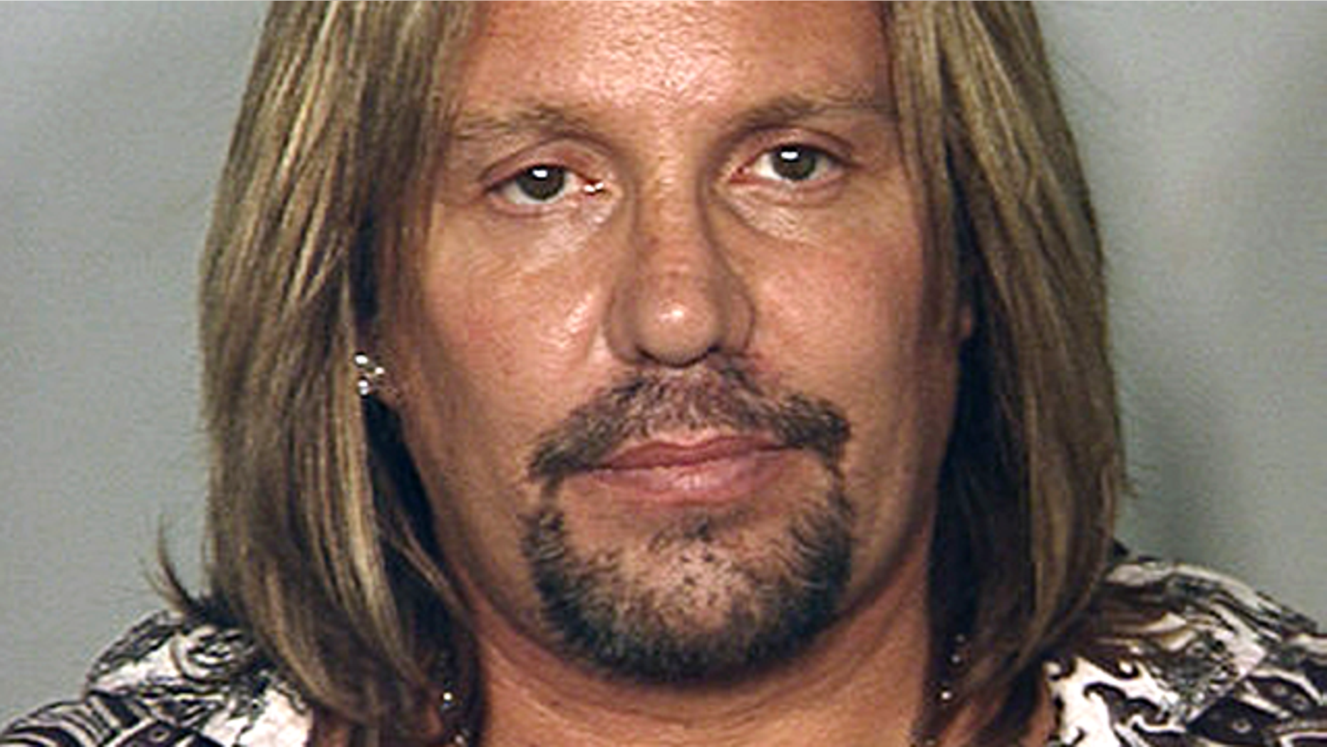 Motley Crue singer Vince Neil's mug shot from the Las Vegas Police Department, released to Reuters June 28, 2010. (REUTERS)