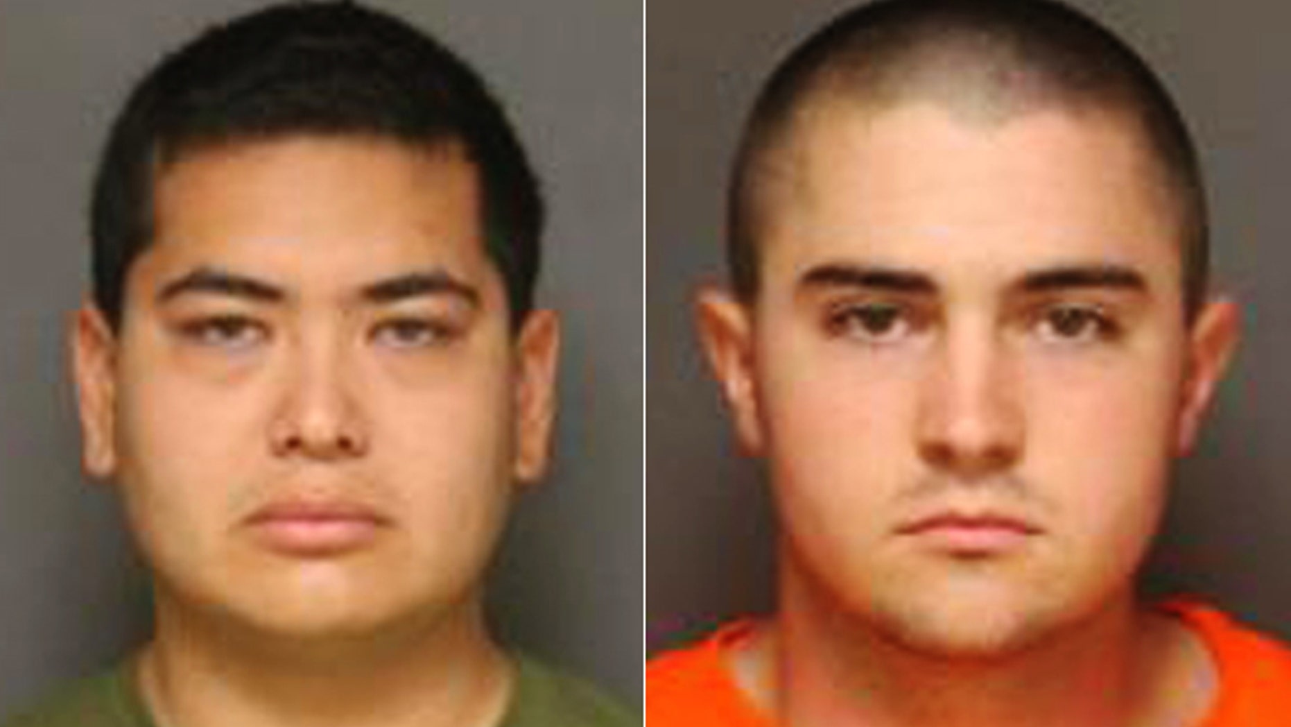 Police arrested Frank Felix, left, and Joshua Acosta in connection with the killings.