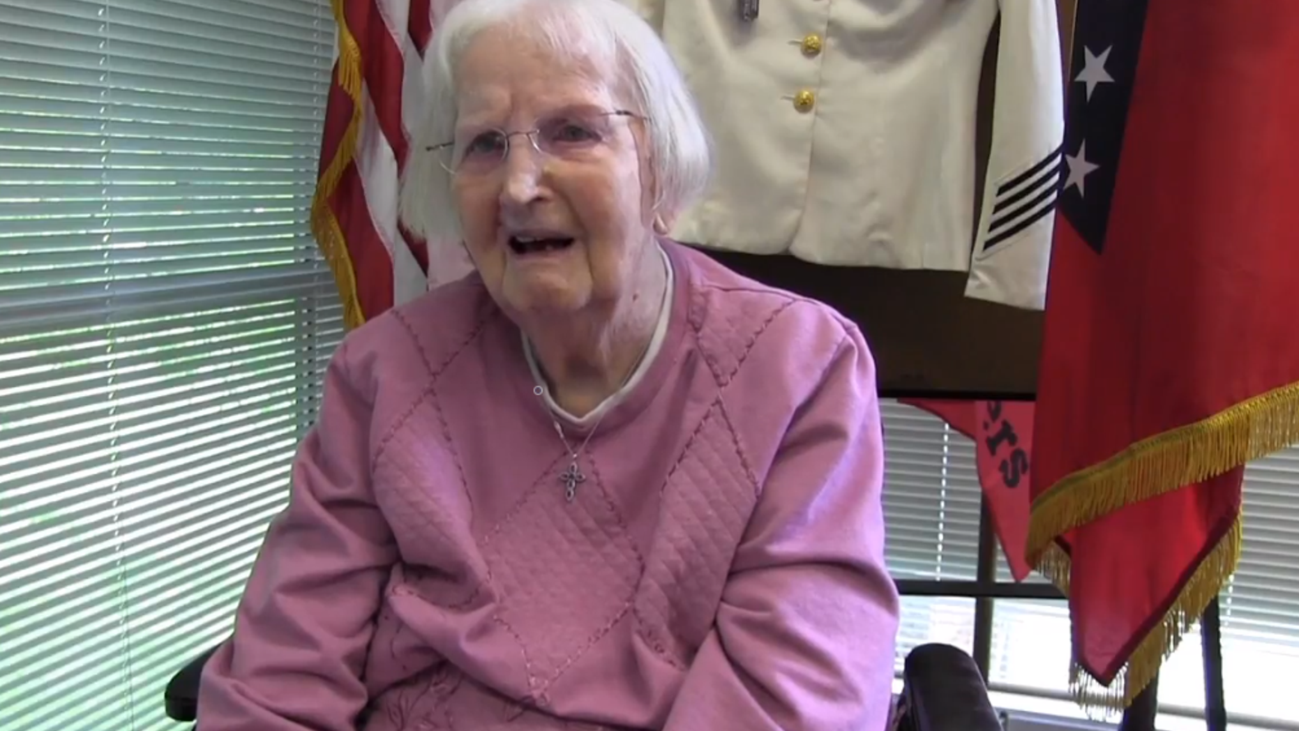 Mabel Thomsen celebrated her 101st birthday on Tuesday.