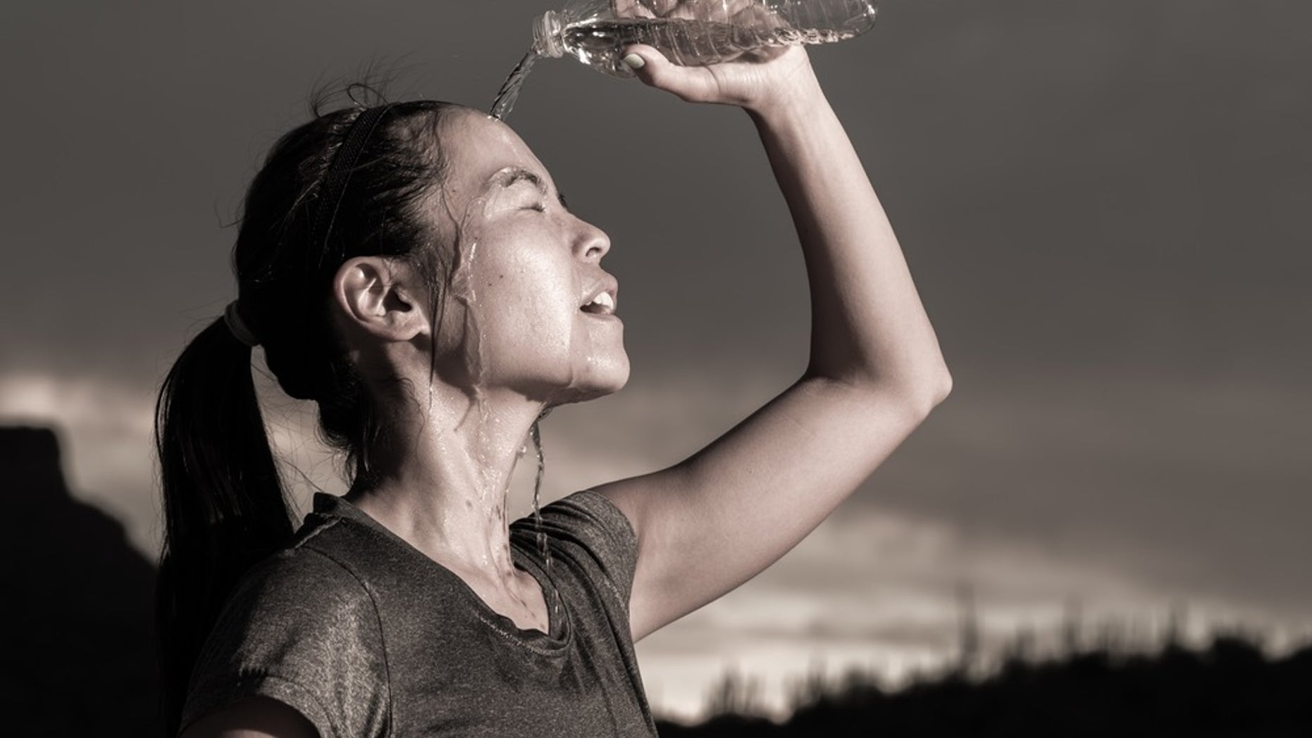 Heat exhaustion can be reversed if a person experiencing heat-illness symptoms cools off, say by pouring cool water on their body.