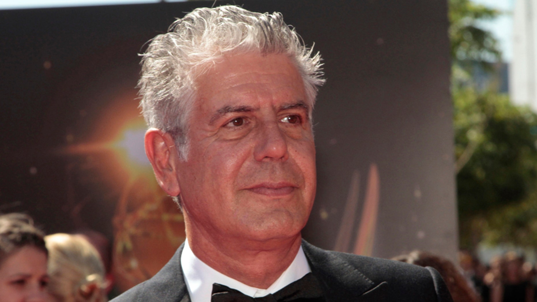 Anthony Bourdain attends the 65th Primetime Creative Arts Emmy Awards.