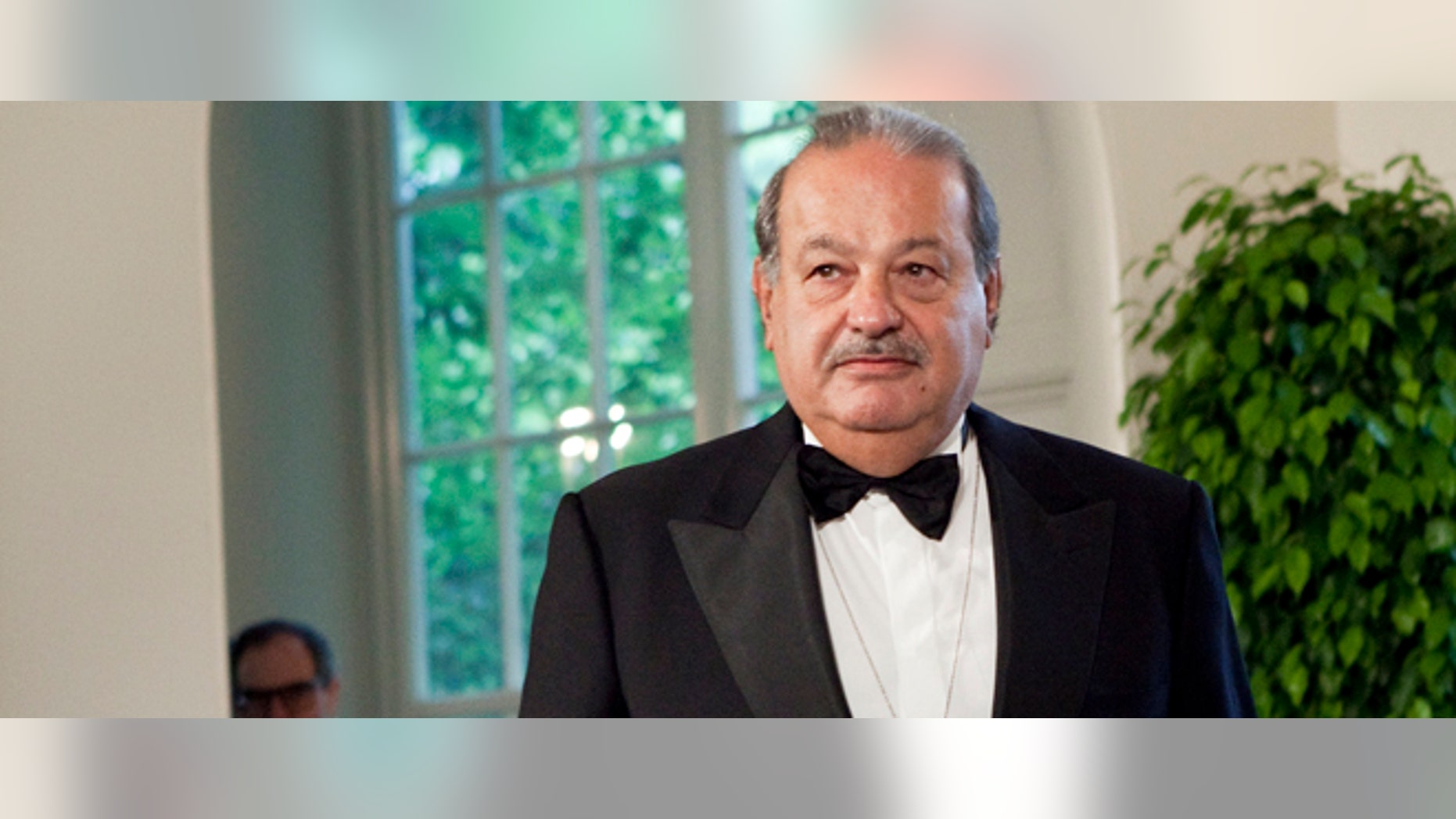 Carlos Slim at the White House for a state dinner May 19, 2010 in Washington, DC.