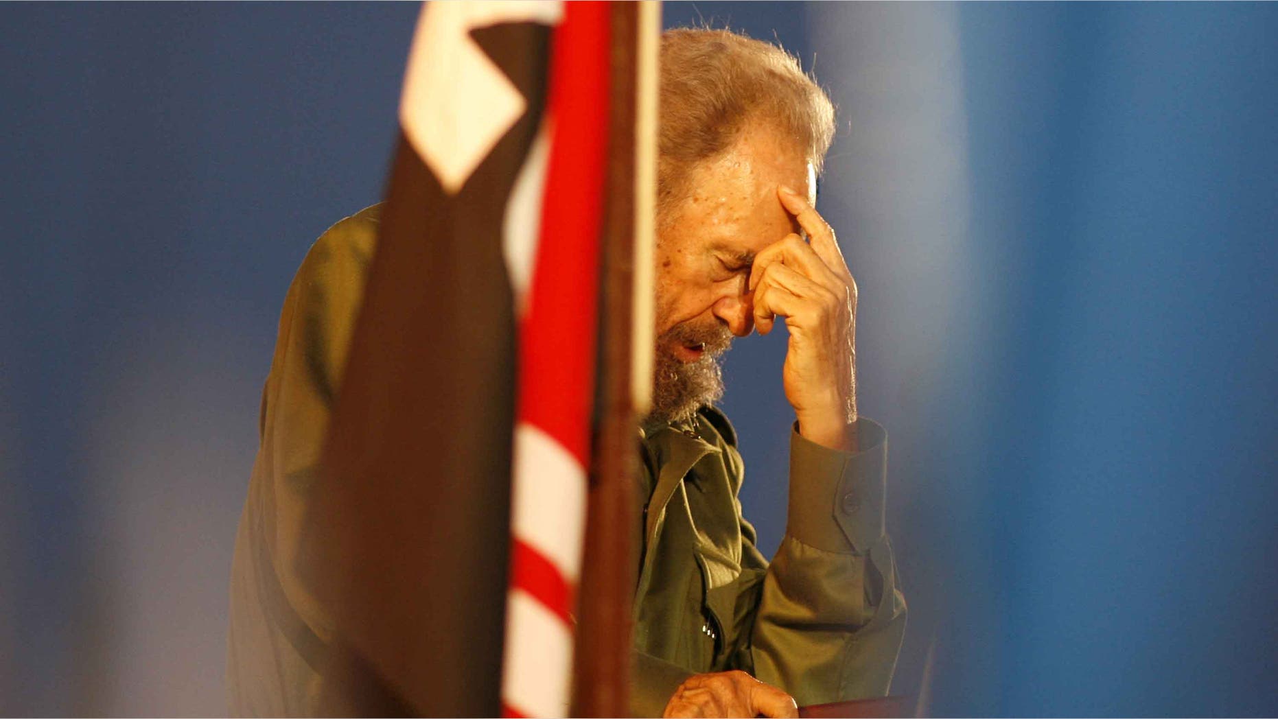 Cuban leader Fidel Castro in a July 26, 2006 file photo.