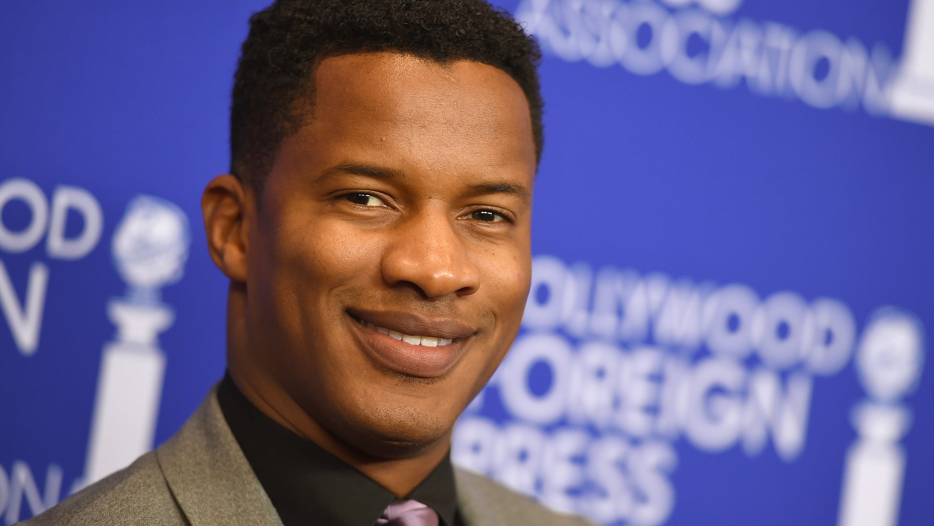 In this Aug. 4, 2016 file photo, Nate Parker arrives at the Hollywood Foreign Press Association Grants Banquet in Beverly Hills, Calif.