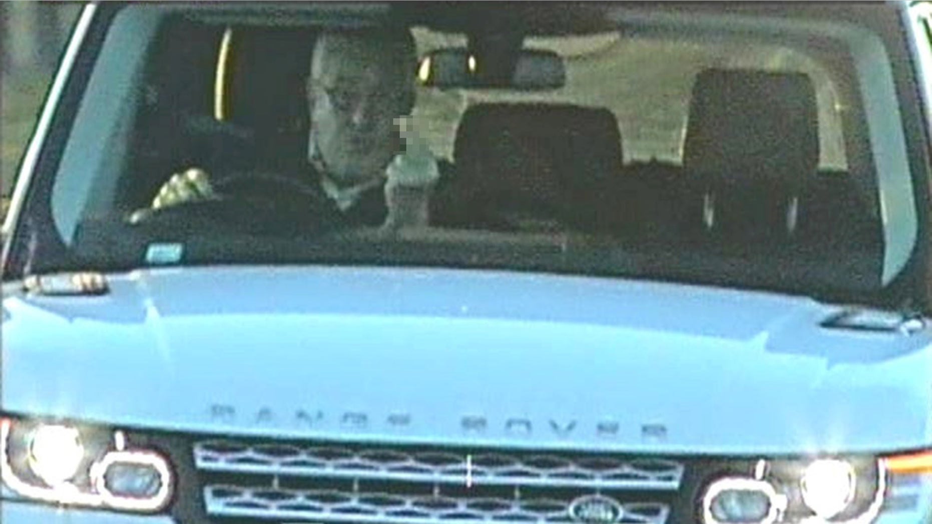 Timothy Hill, a company director has been caged for fitting a laser to his car and brazenly sticking his middle finger up as he passed speed cameras. See Ross Parry story RPYFINGER; Timothy Hill, 67, had fitted a jammer to his flashy white Range Rover with a private licence plate so he wouldn't be caught for speeding. Teeside Crown Court heard today (mon) was caught on camera flipping the bird to cameras on three separate occasions along the A19 in December last year. But when Hill found out he was being investigated he threw the jammer into a river and told officers it couldn't have been him because he was 60 miles away. However, after being interviewed he admitted he had a jammer and was the driver flashing the finger at the mobile speed vans.