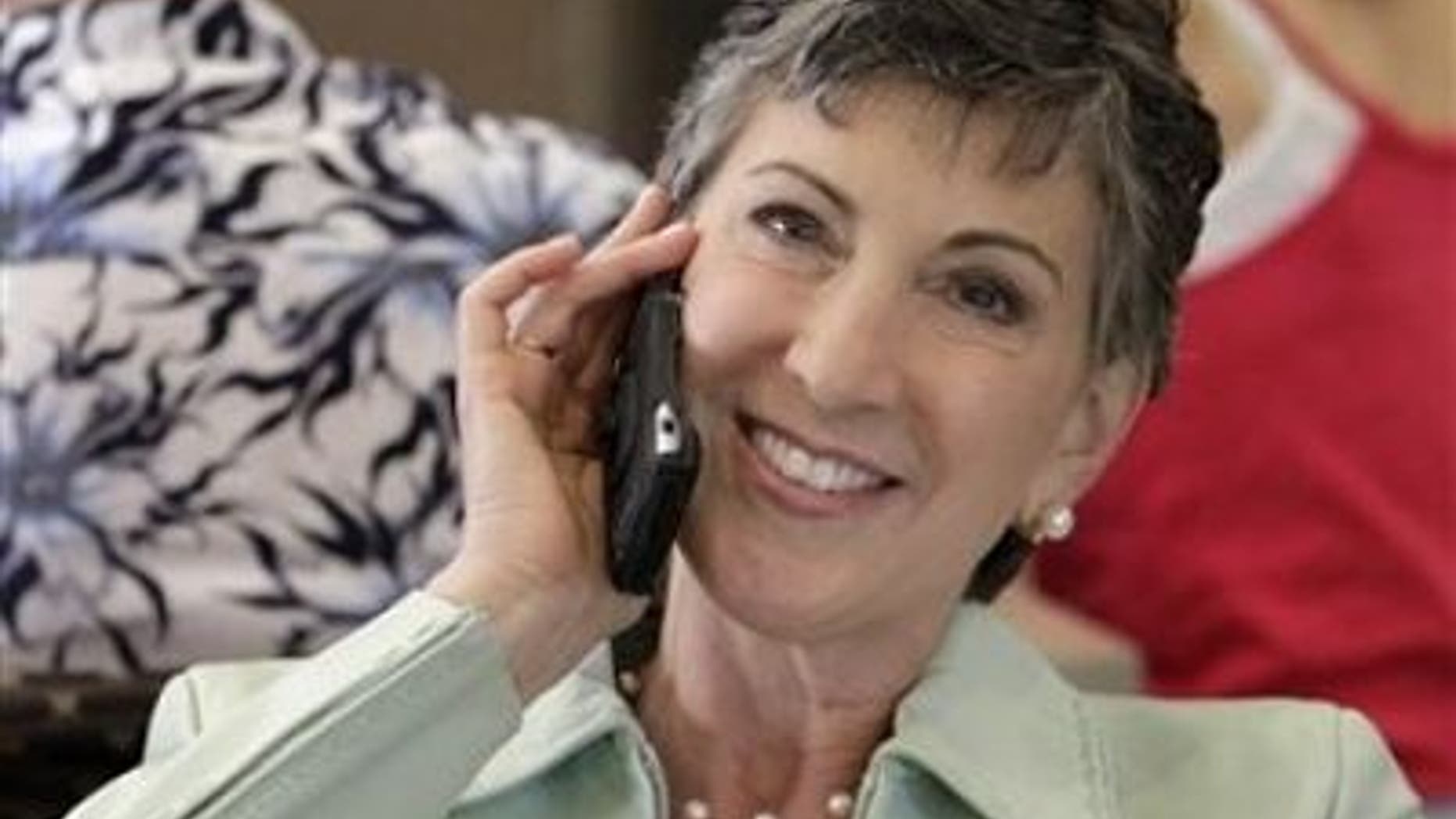 June 5: Carly Fiorina, the California GOP nominee for the U.S. Senate, talks to a potential voter during her visit to a phone bank in Gold River, Calif., before the election. (AP Photo)