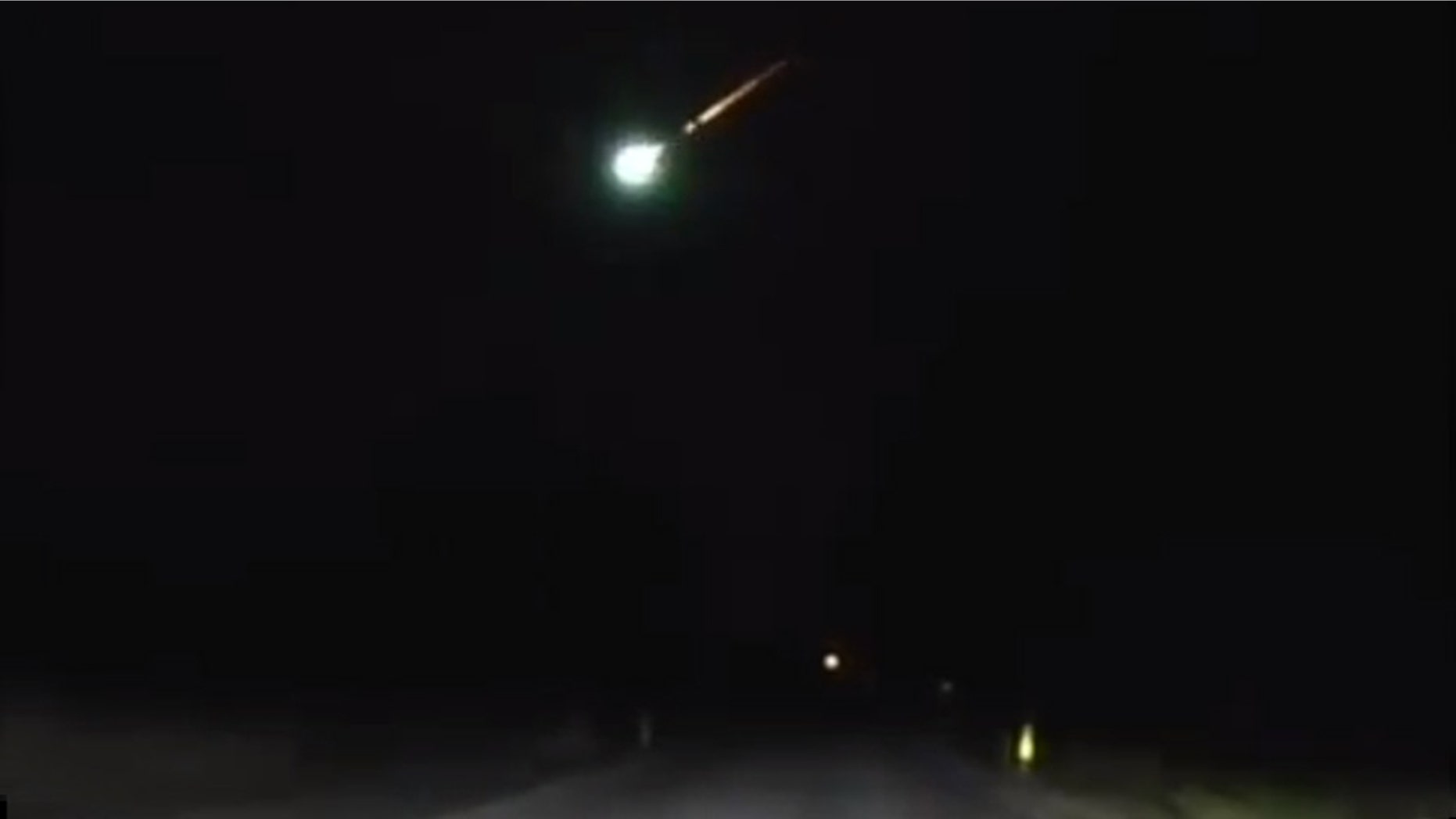 All eyes were on the evening sky Sunday as residents across nine Midwestern states reported seeing a fireball (like the one pictured above) fly by.