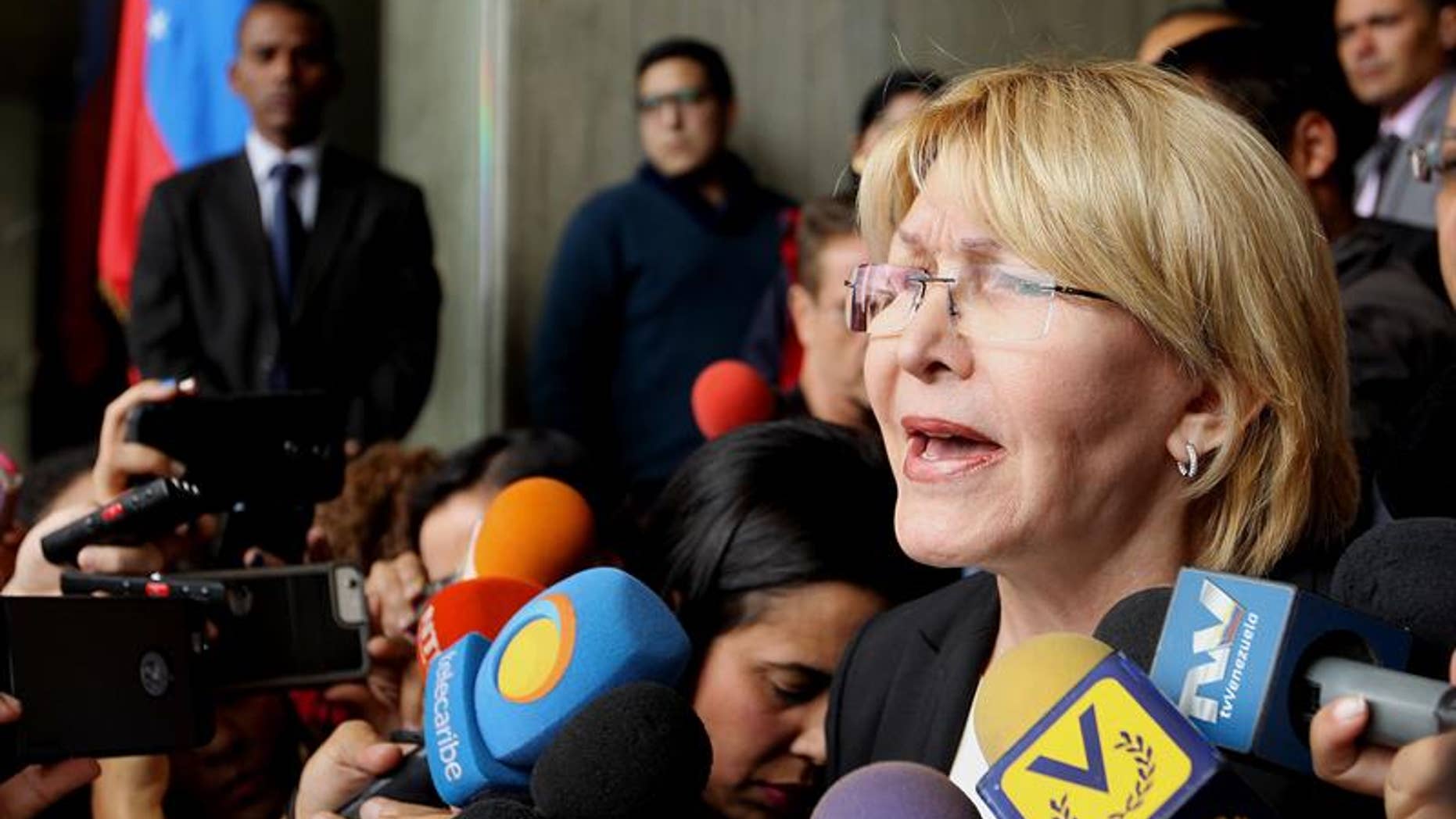 Ortega Diaz is also accusing Maduro of "destroying the legacy" of the late President Hugo Chavez.