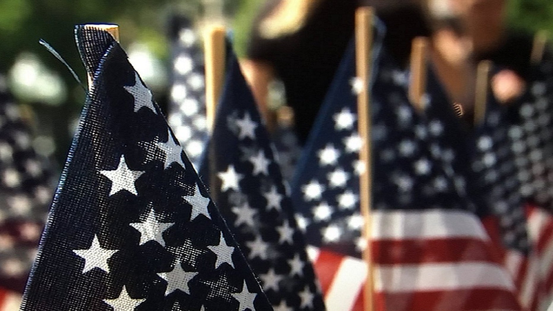 Thousands of flags were planted on Boston Common to honor fallen service members, May 23, 3018.