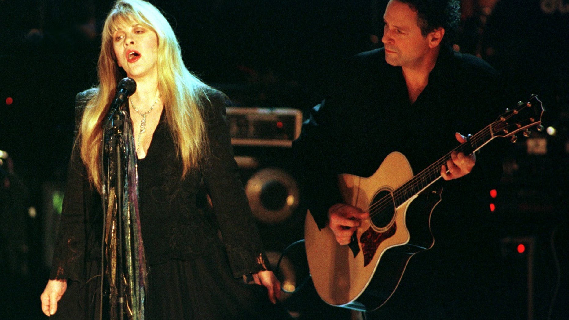 A Fleetwood Mac tune from the 1977 album “Rumors” is charting after it was part of a meme posted on Twitter late last month, Billboard reported Tuesday. Pictured are band members Stevie Nicks and Lindsey Buckingham.