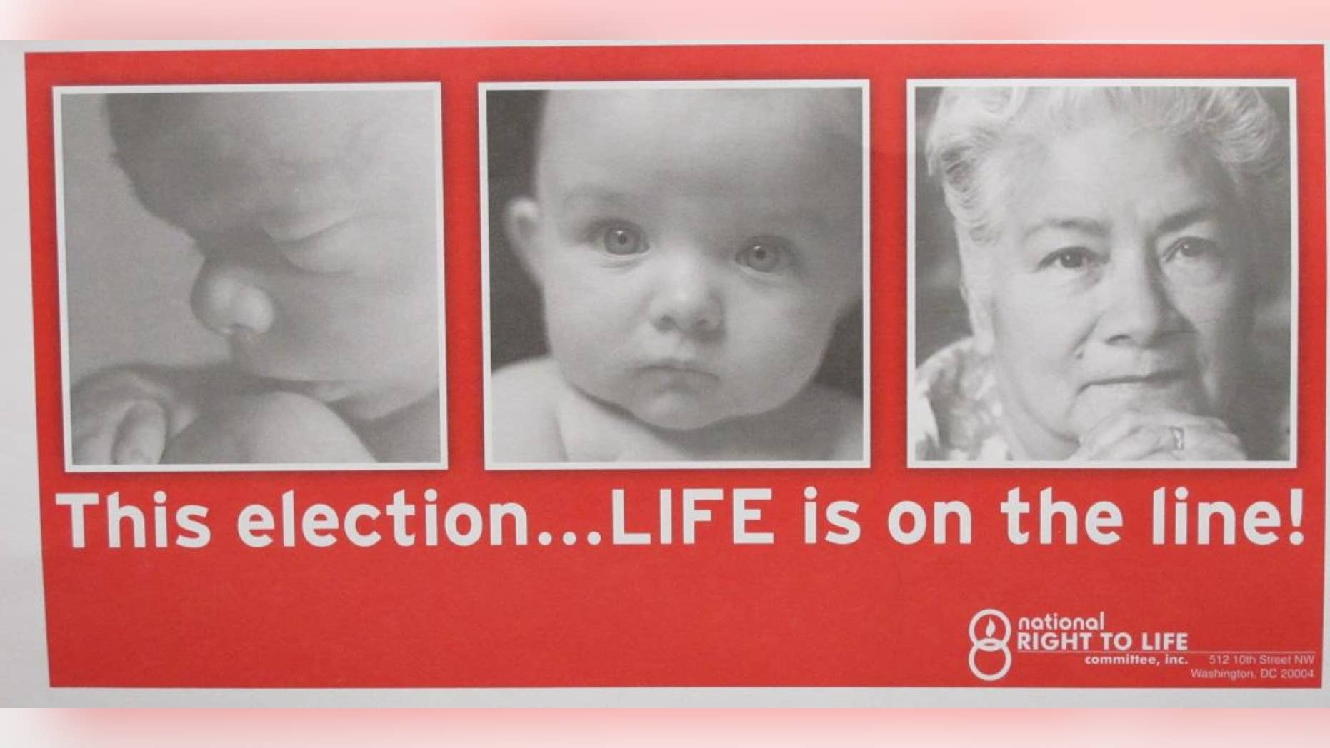 National Right to Life Committee flyer