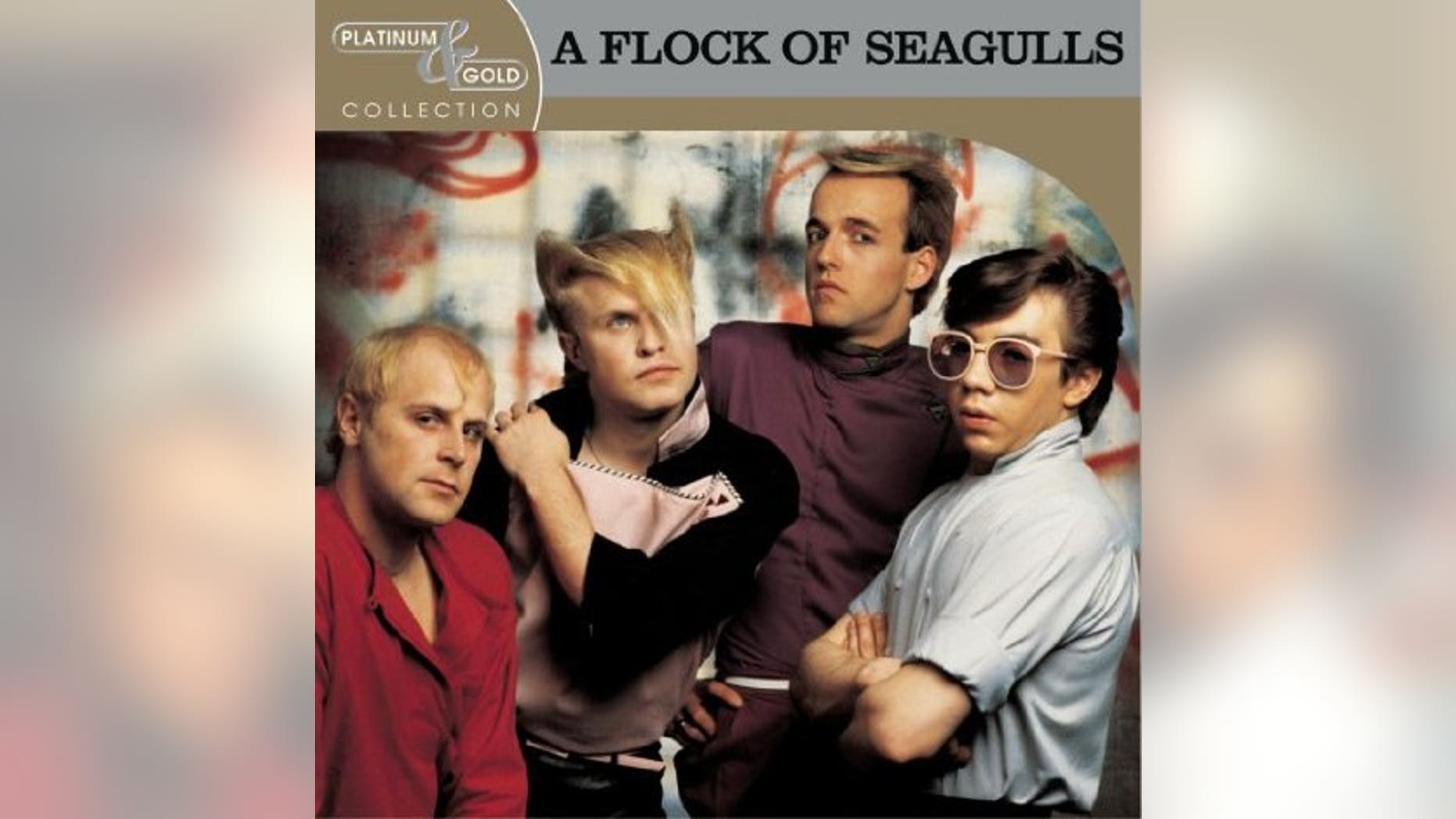 Flock of Seagulls' Platinum & Gold Collection album cover is shown.