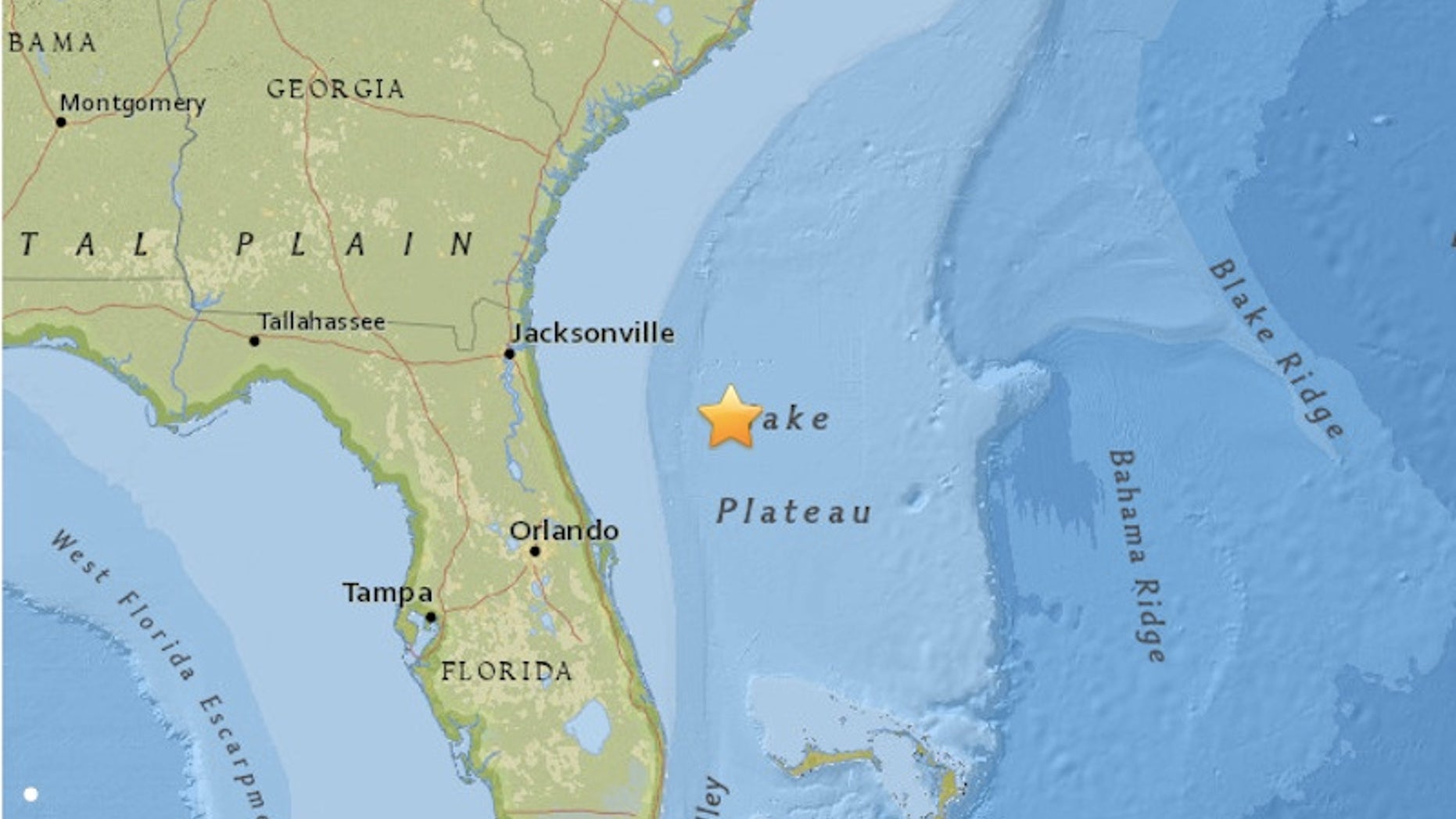 A 3.7-magnitude earthquake struck off the coast of Florida on July 16, 2016.