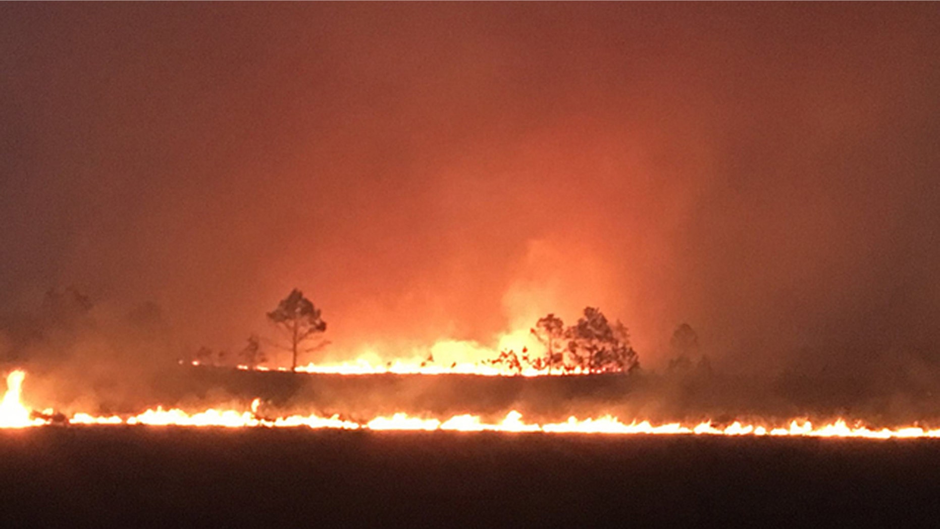 Military units conducting training exercises at Avon Park Air Force Range accidentally sparked a fire Wednesday afternoon that has since grown to cover 4,000 acres in Florida.