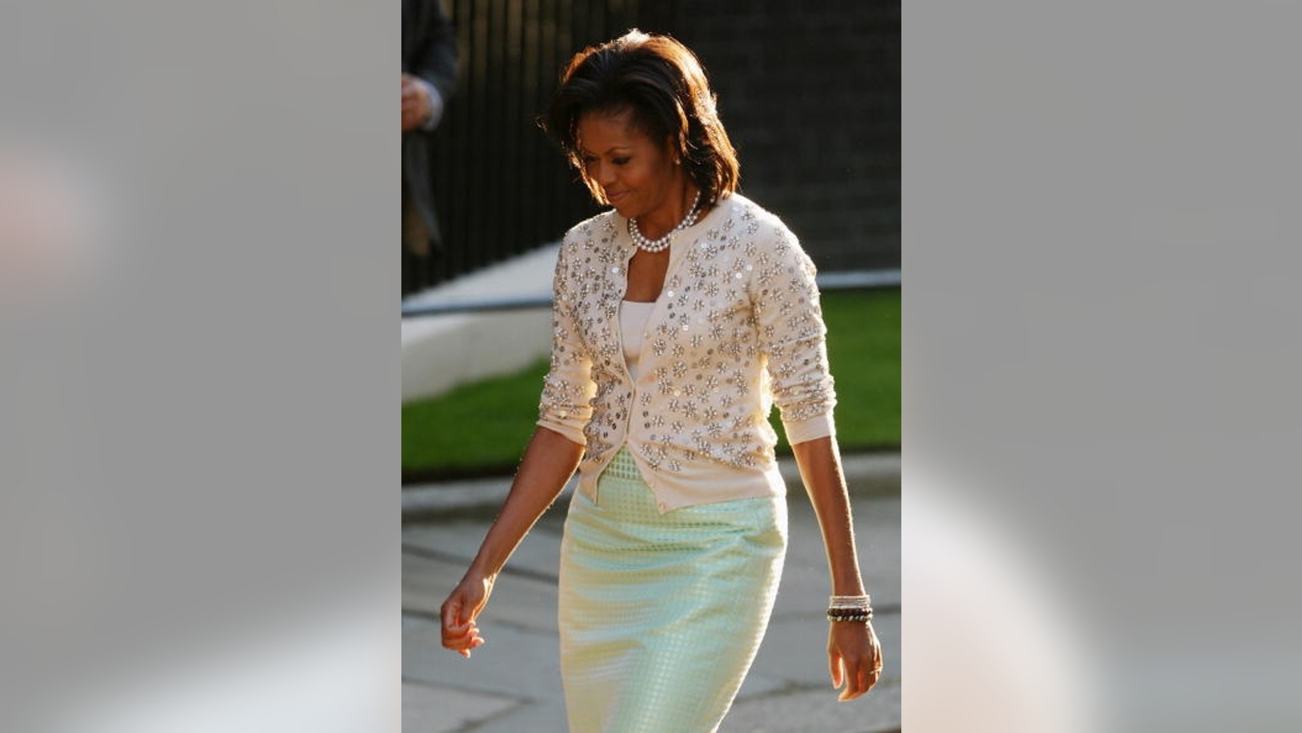 Michelle Obama in London today