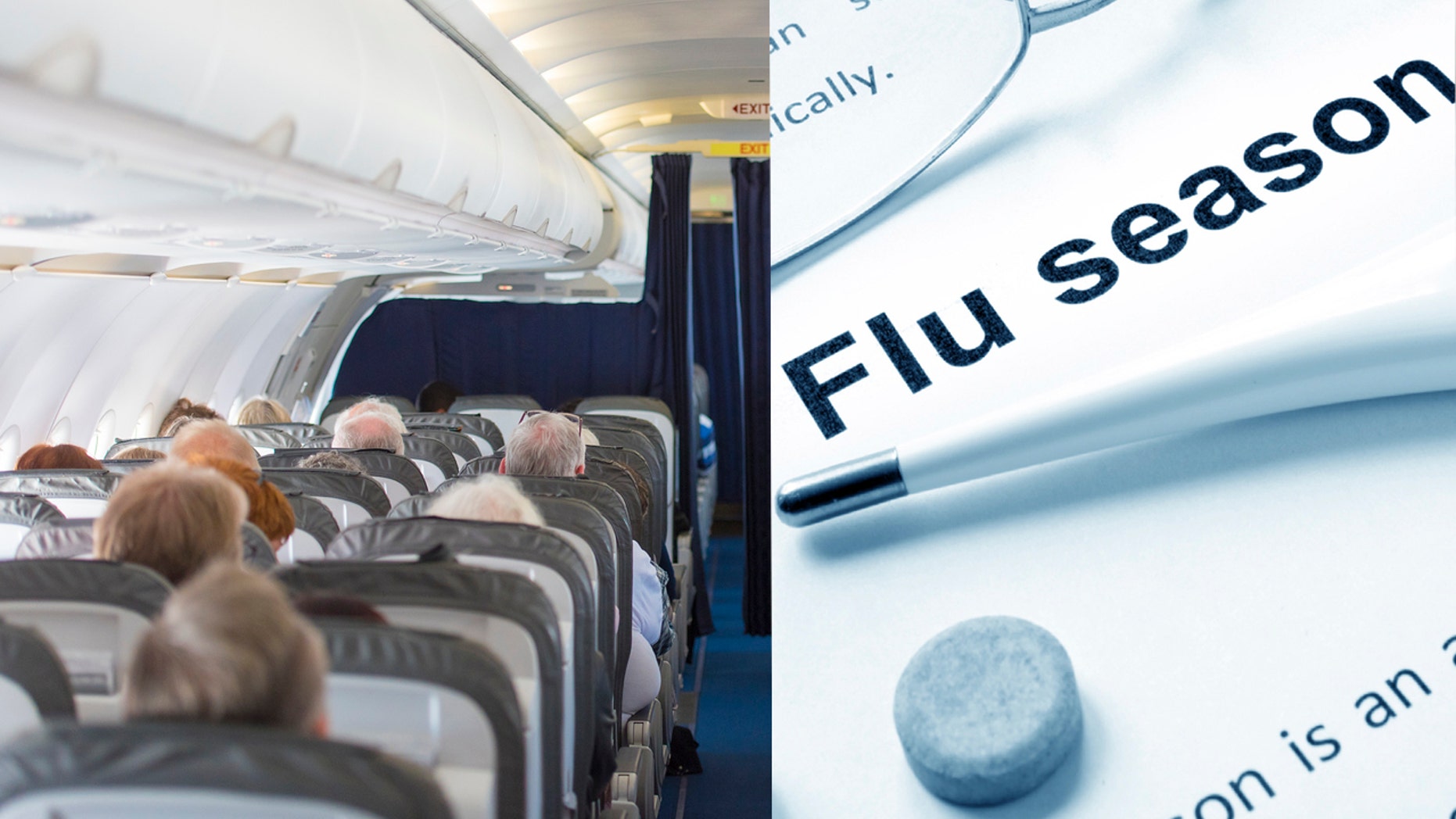 A man flying from Scotland to London started experiencing blurry vision and profuse sweating before losing consciousness on board.